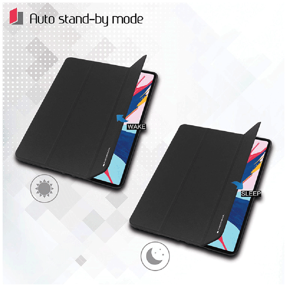 neopack Delta Polyurethane Flip Cover for Apple iPad Pro (5th Gen) (With Pencil Holder, Black) neopack Delta Polyurethane Flip Cover for Apple iPad Pro (5th Gen) (With Pencil Holder, Black)_7