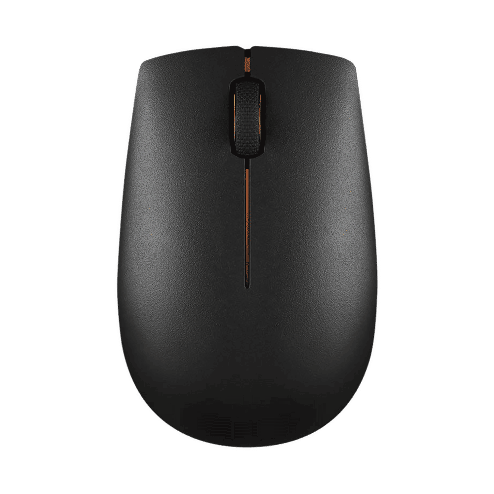 Lenovo 300 Wireless Optical Mouse (1000 DPI, Ergonomic Design, Black) Lenovo 300 Wireless Optical Mouse (1000 DPI, Ergonomic Design, Black)_1