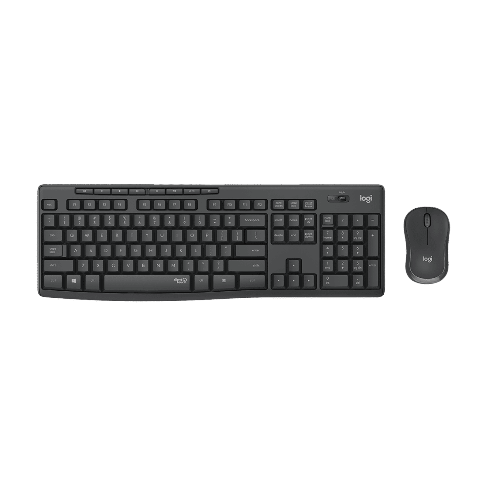 logitech MK295 Silent Wireless Keyboard & Mouse Combo (Spill Resistant, Black)_1