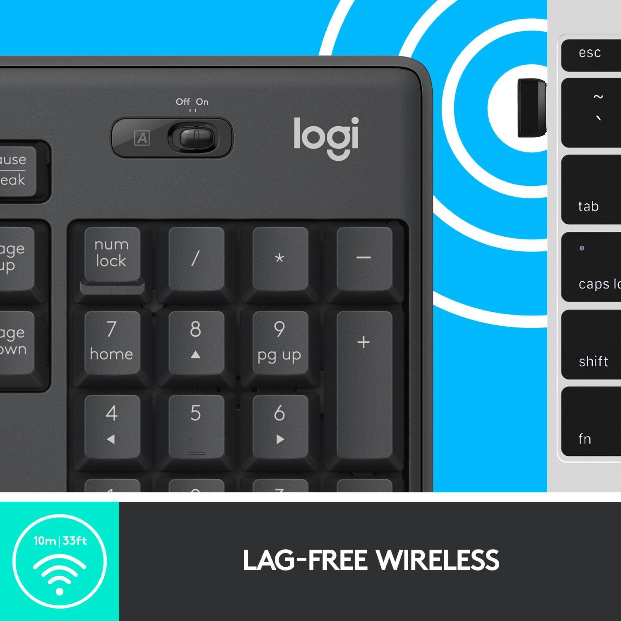 logitech MK295 Silent Wireless Keyboard & Mouse Combo (Spill Resistant, Black)_10