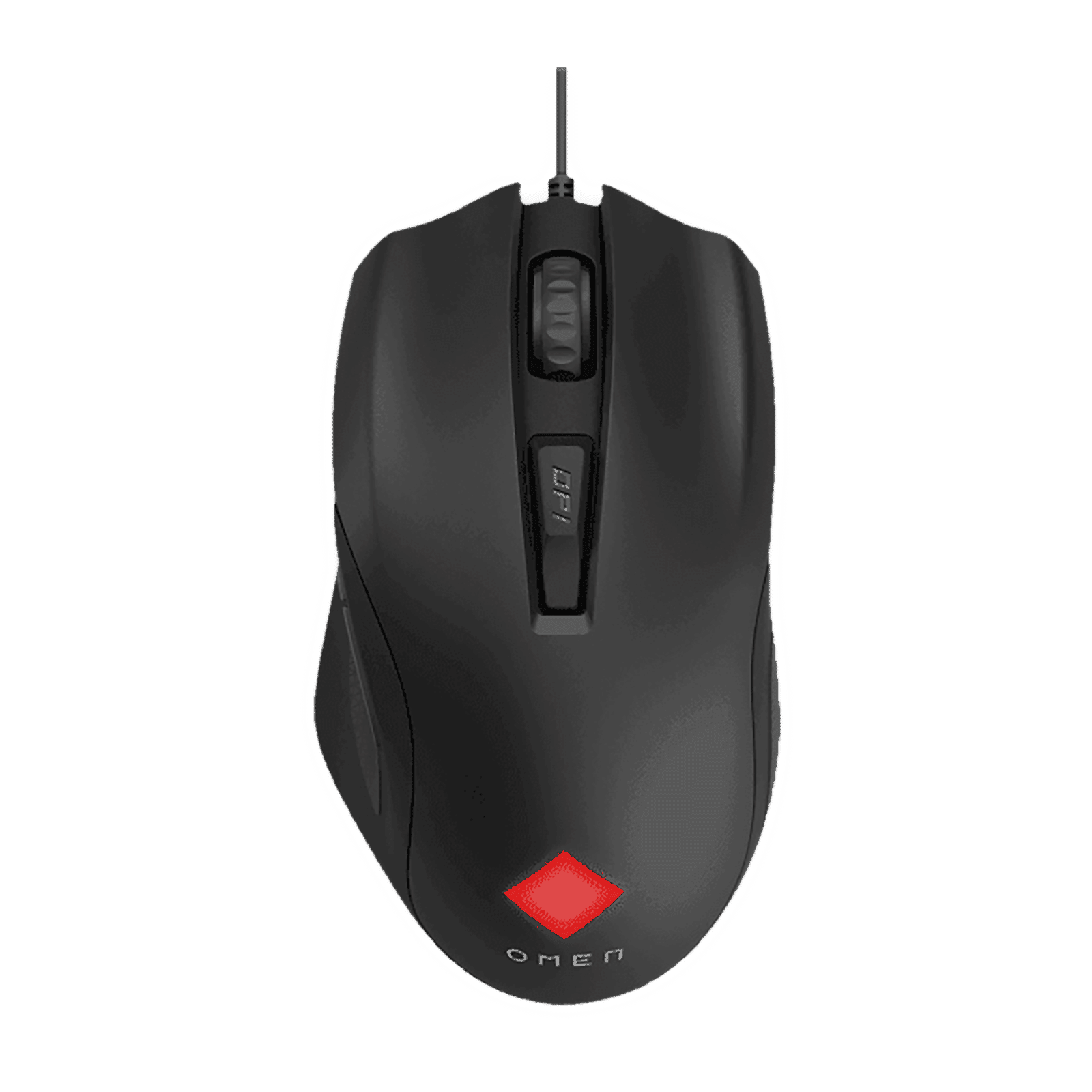 HP Omen Vector Essential Wired Optical Gaming Mouse with Customizable Buttons (7200 DPI, Ergonomic Design, Black)_1