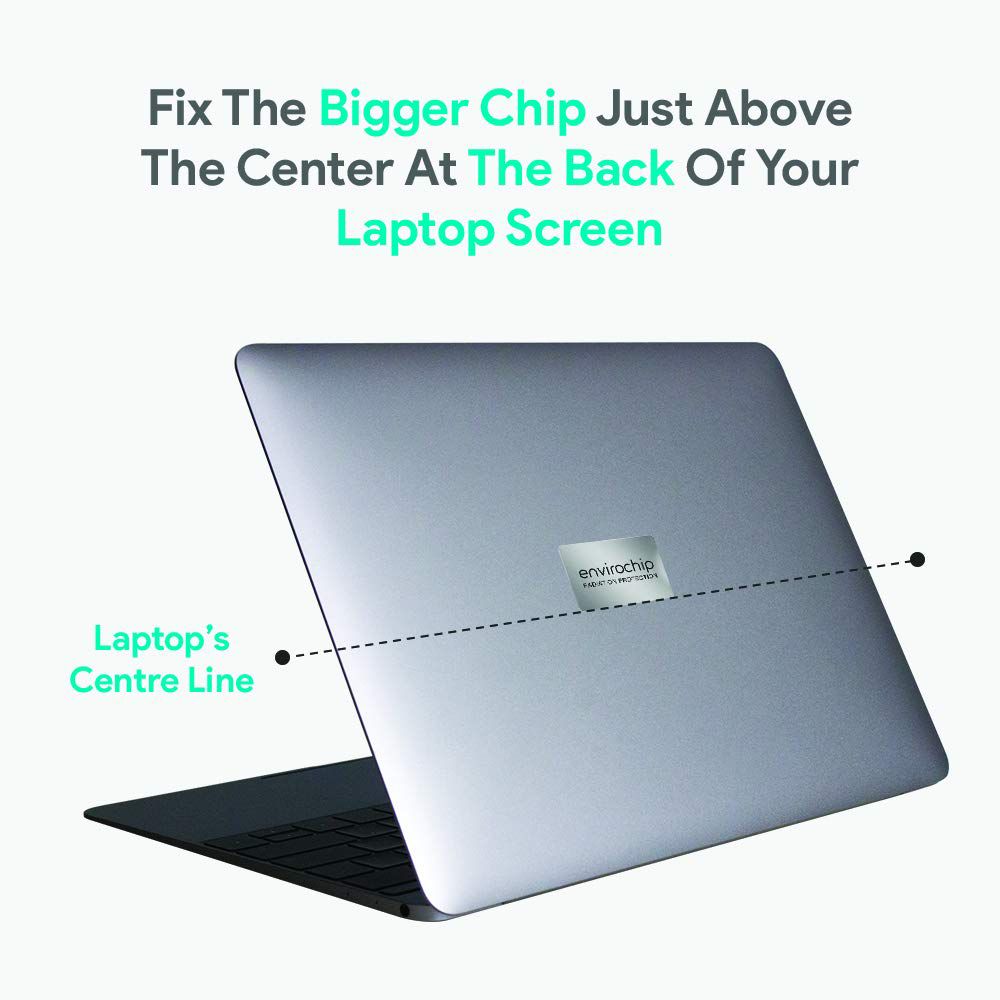 Environics Envirochip Anti Radiation Chip for Laptop (020LCS, Sleek Silver) Environics Envirochip Anti Radiation Chip for Laptop (020LCS, Sleek Silver)_3