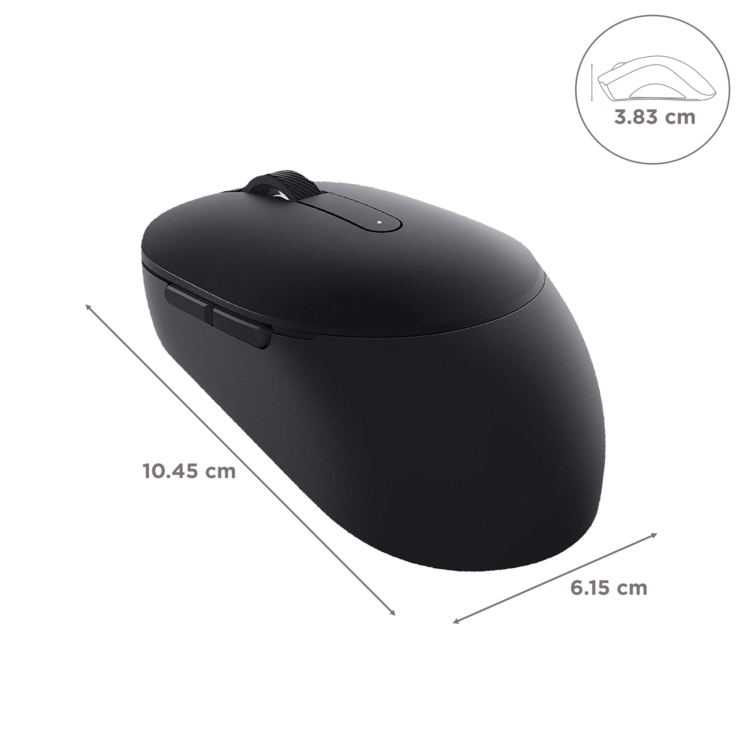 DELL Mobile Pro Wireless Optical Mouse (1600 dpi, Easy Pairing, Black)_3