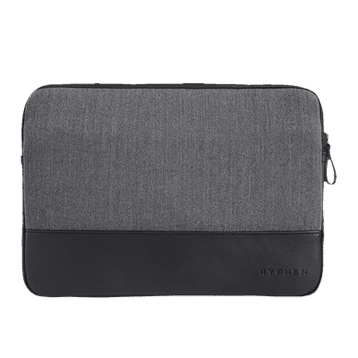 HYPHEN ESSE 301 Fabric, Polyester Laptop
                      Sleeve for 13.3 Inch Laptop (Stylish Design with
                      Carry Strap, Black)