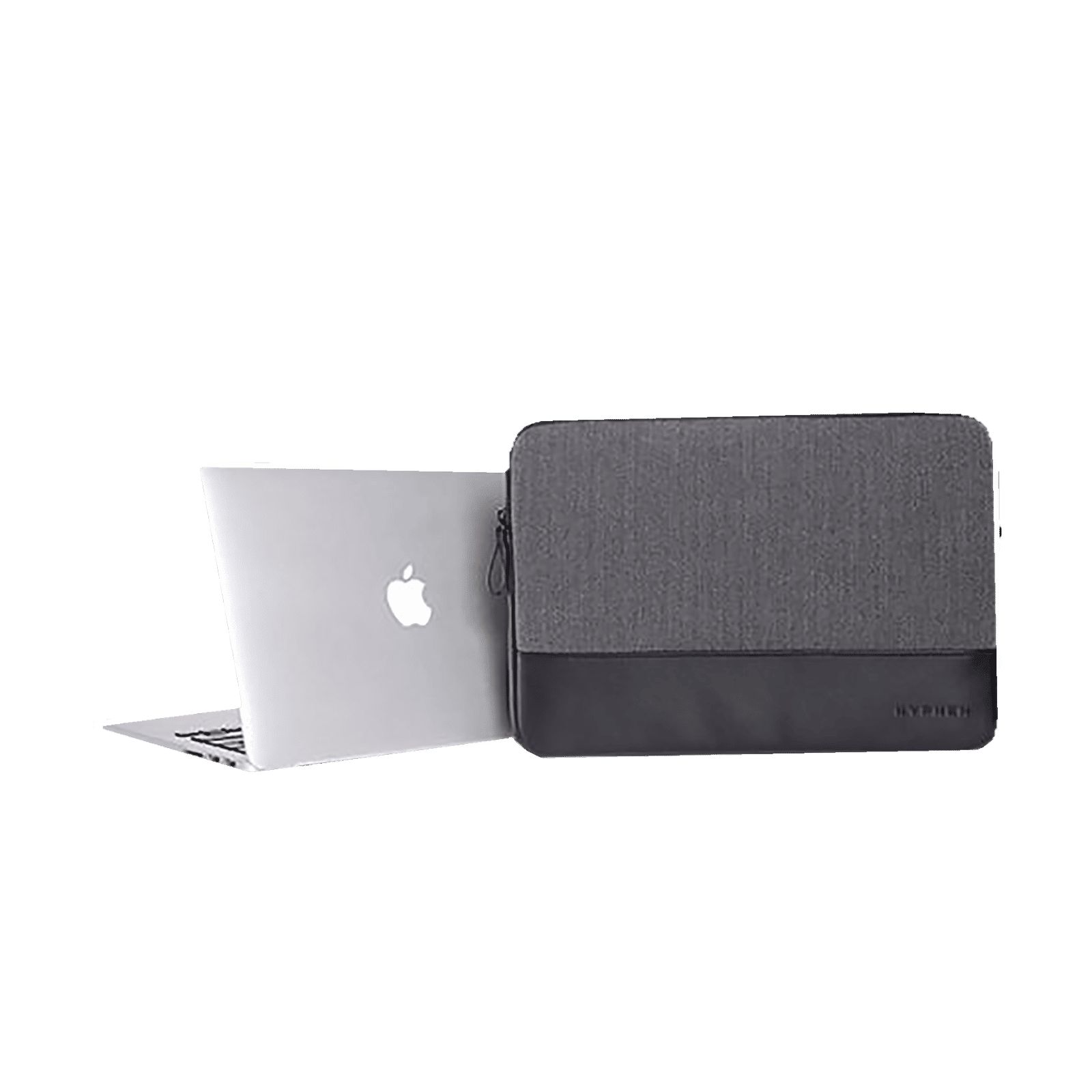 HYPHEN ESSE 301 Fabric, Polyester Laptop Sleeve for 13.3 Inch Laptop (Stylish Design with Carry Strap, Black)_8