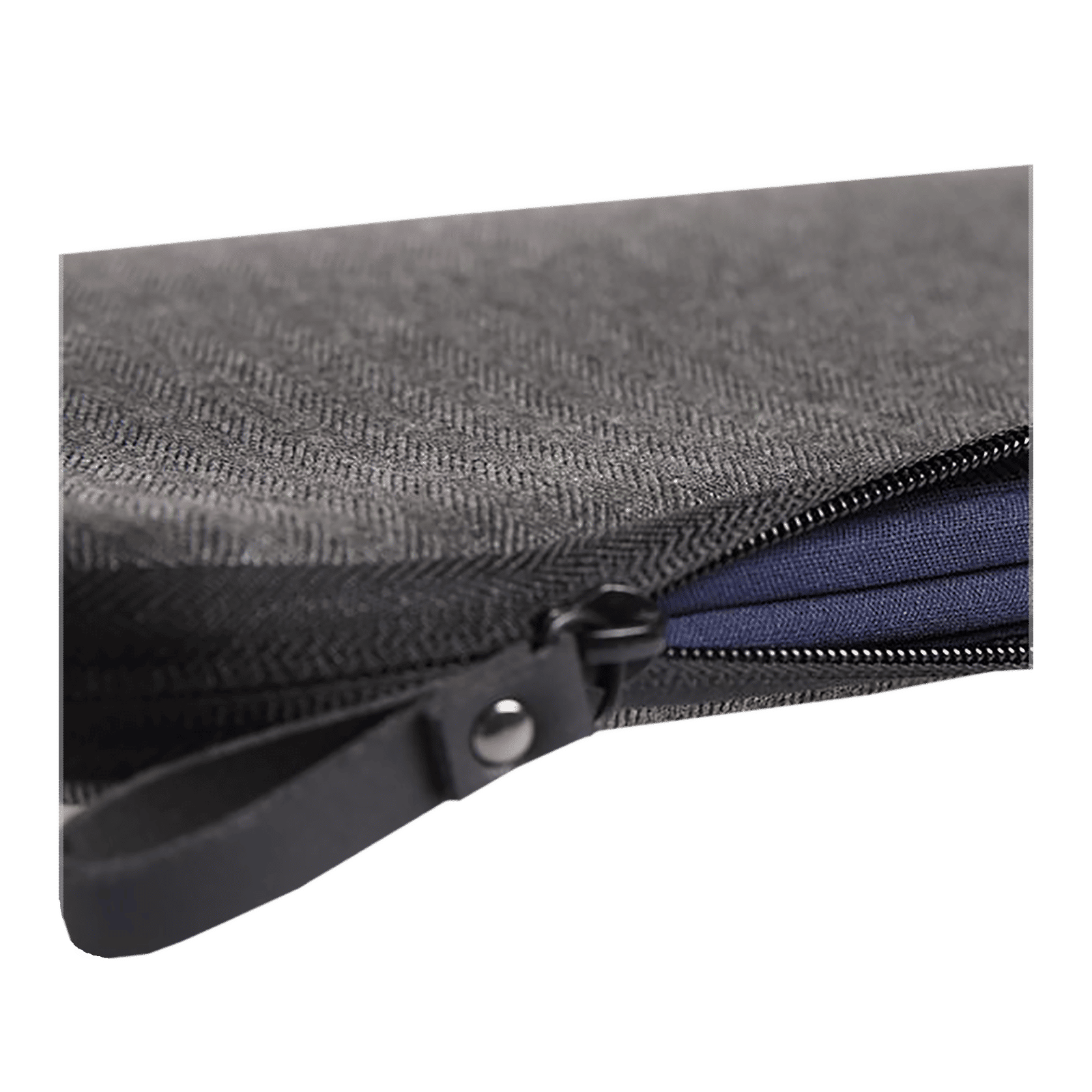 HYPHEN ESSE 301 Fabric, Polyester Laptop Sleeve for 13.3 Inch Laptop (Stylish Design with Carry Strap, Black)_12
