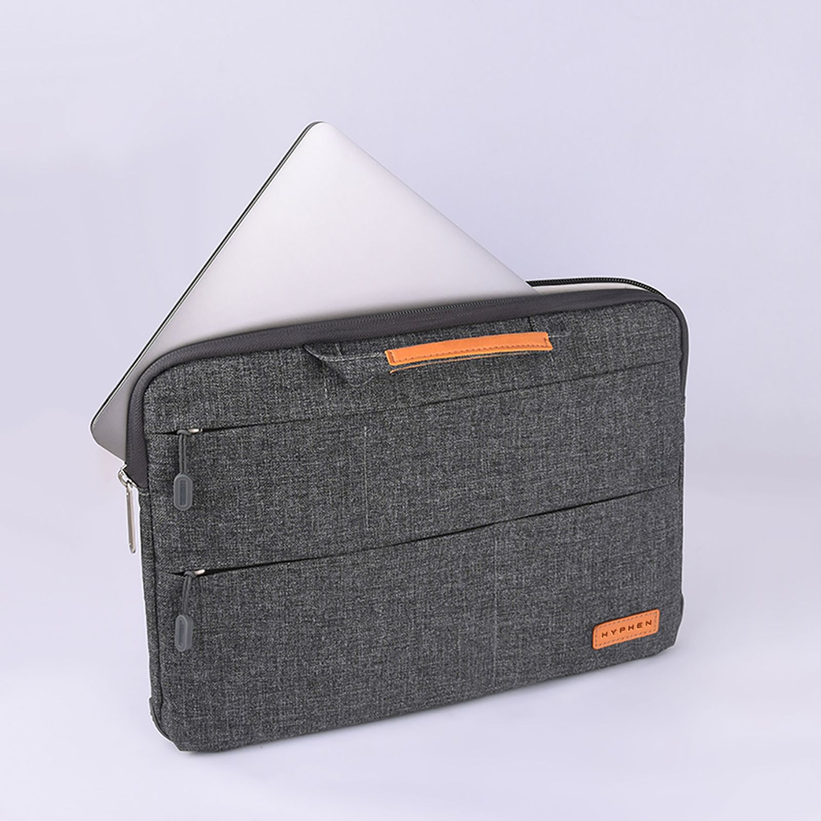 HYPHEN ESSE 101 Fabric Laptop Sleeve for 13 Inch Laptop (Water Resistant, Grey) HYPHEN ESSE 101 Fabric Laptop Sleeve for 13 Inch Laptop (Water Resistant, Grey)_8