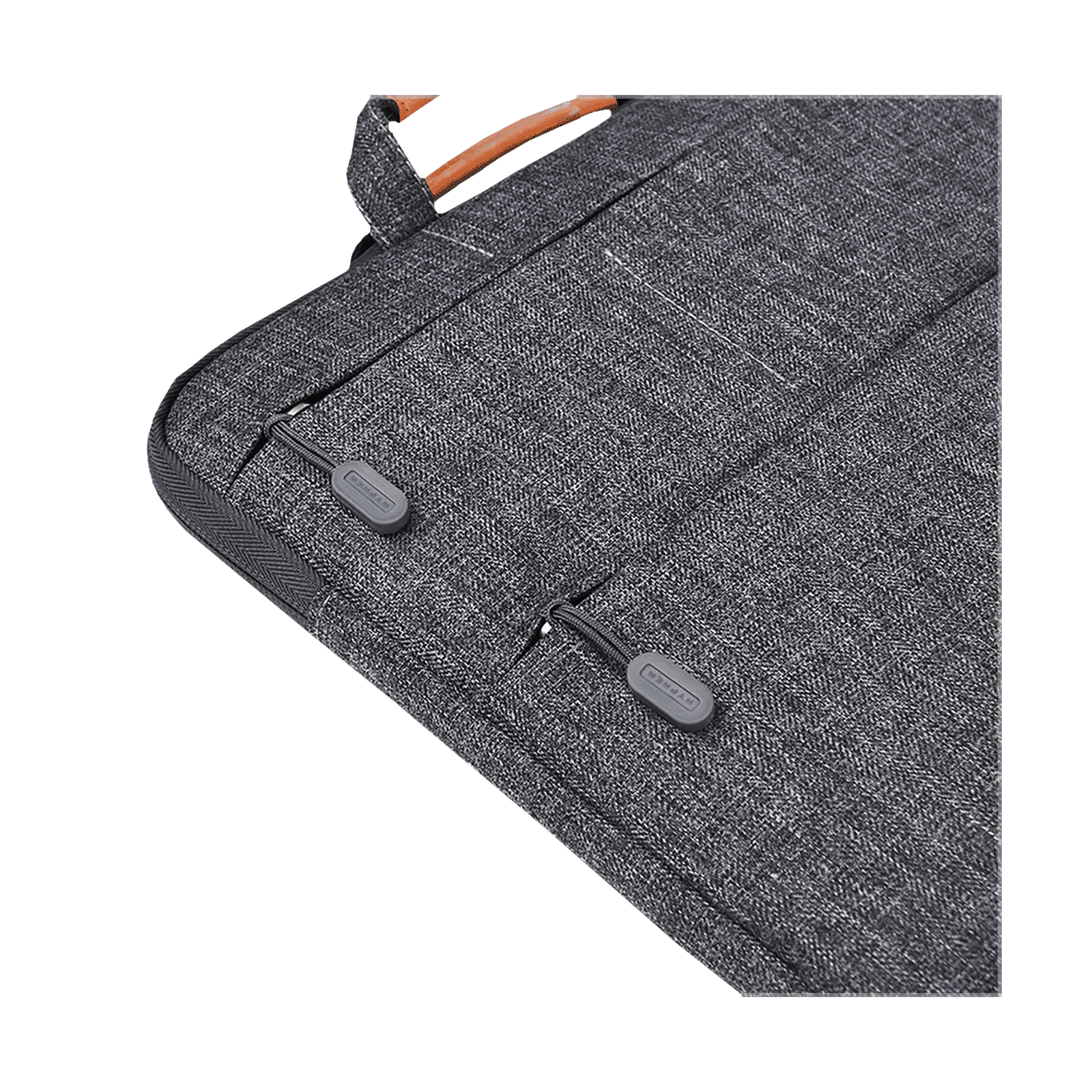 HYPHEN ESSE 101 Fabric Laptop Sleeve for 13 Inch Laptop (Water Resistant, Grey) HYPHEN ESSE 101 Fabric Laptop Sleeve for 13 Inch Laptop (Water Resistant, Grey)_4