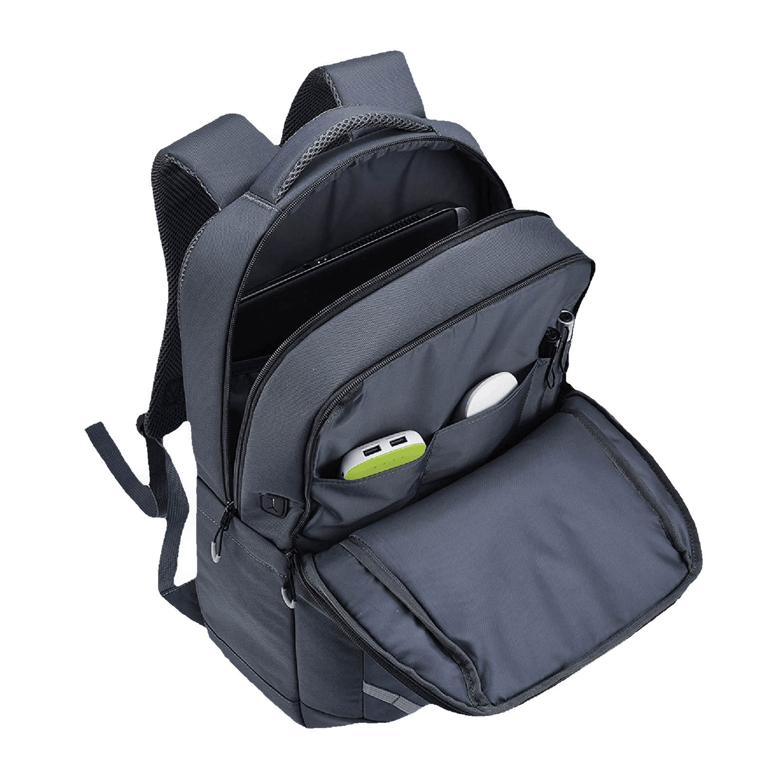 HP Lightweight 400 Polyester Laptop Backpack for 15.6 Inch Laptop (22 L, Pass-Through Cable Port, Grey) HP Lightweight 400 Polyester Laptop Backpack for 15.6 Inch Laptop (22 L, Pass-Through Cable Port, Grey)_6