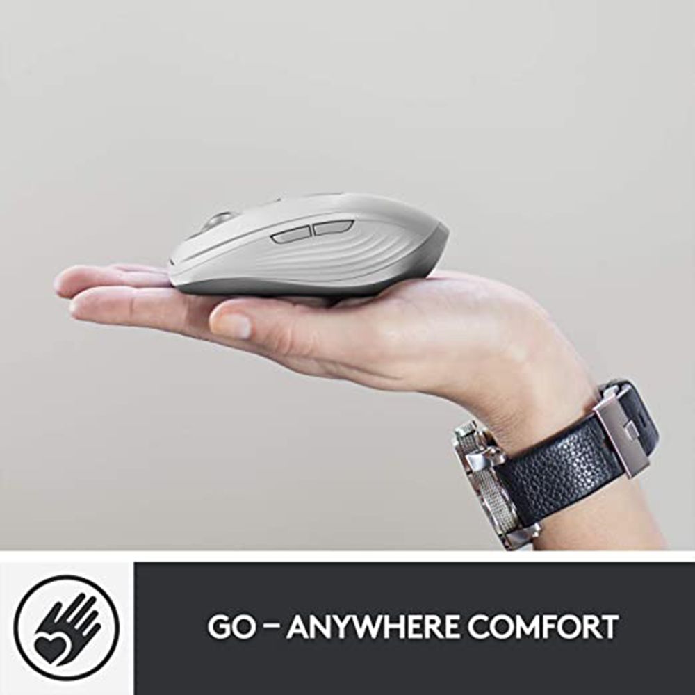 logitech MX Anywhere 3 Rechargeable Wireless Laser Performance Mouse (4000 DPI Adjustable, Multi Device Connectivity, Pale Gray)_10