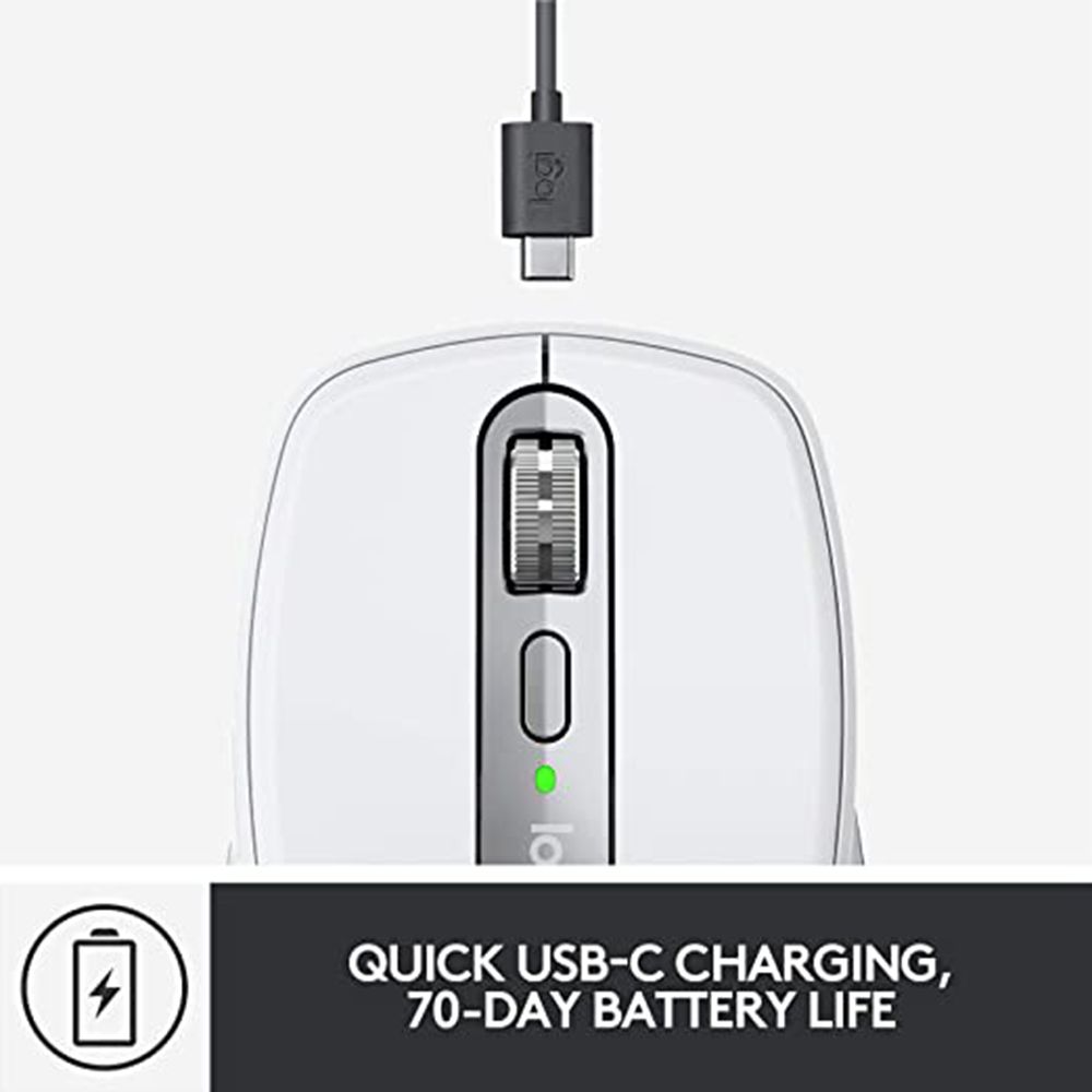 logitech MX Anywhere 3 Rechargeable Wireless Laser Performance Mouse (4000 DPI Adjustable, Multi Device Connectivity, Pale Gray)_11