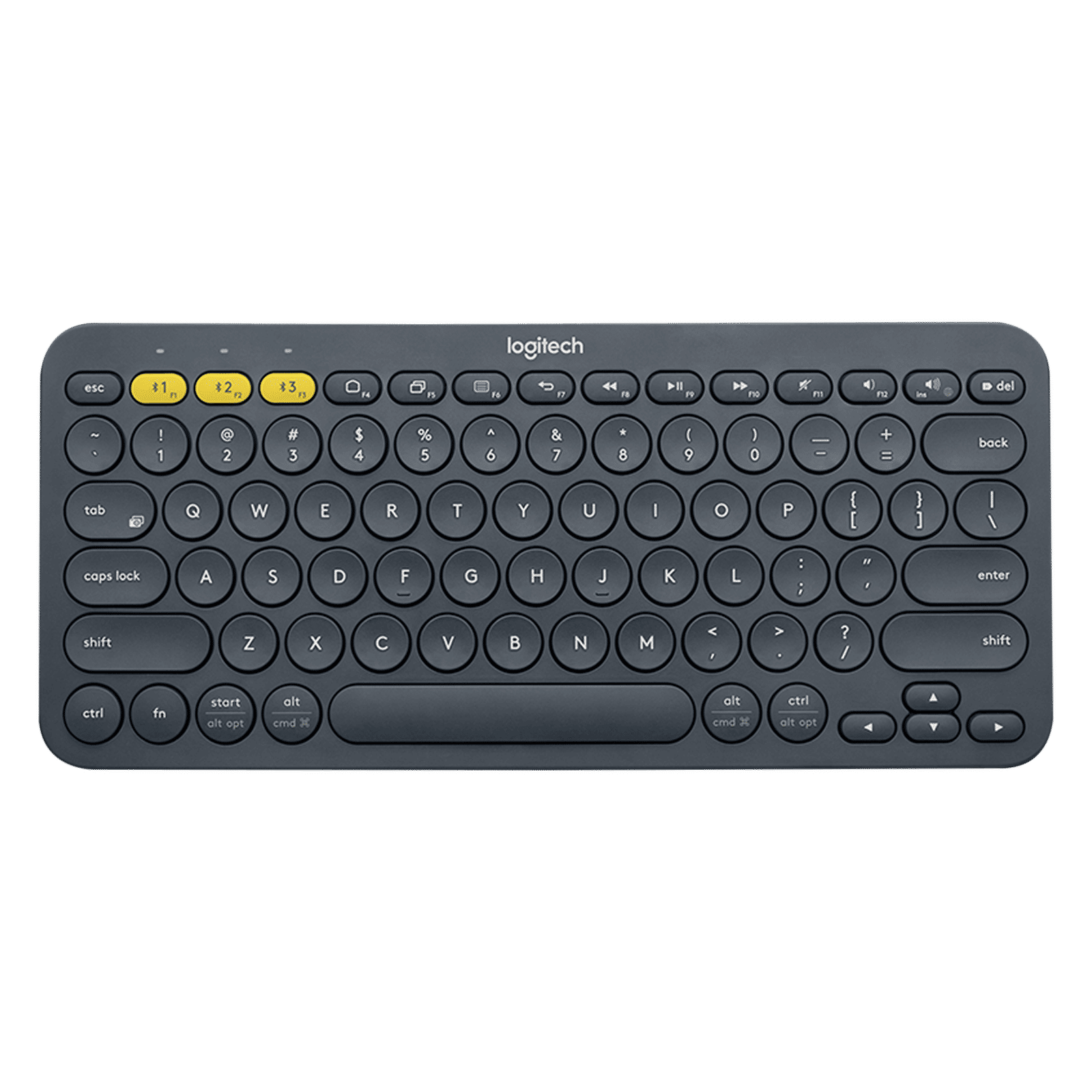 logitech K380 Bluetooth 3.0 Wireless Keyboard with Multi Device Connectivity (Low Profile Scissor Keys, Graphite) logitech K380 Bluetooth 3.0 Wireless Keyboard with Multi Device Connectivity (Low Profile Scissor Keys, Graphite)_1