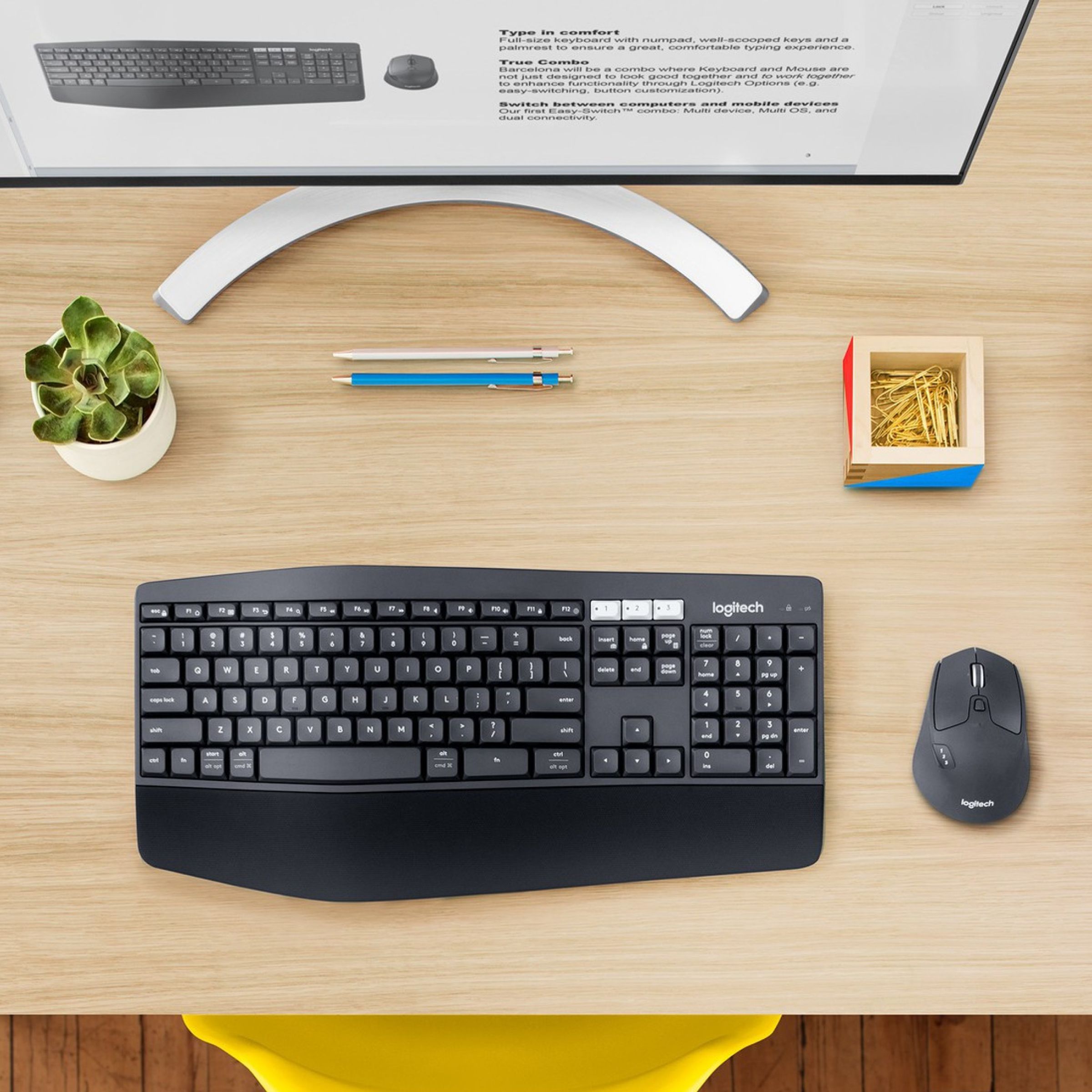 logitech MK850 Wireless Keyboard & Mouse Combo (1000 DPI, Advanced Optical Tracking, Black) logitech MK850 Wireless Keyboard & Mouse Combo (1000 DPI, Advanced Optical Tracking, Black)_8