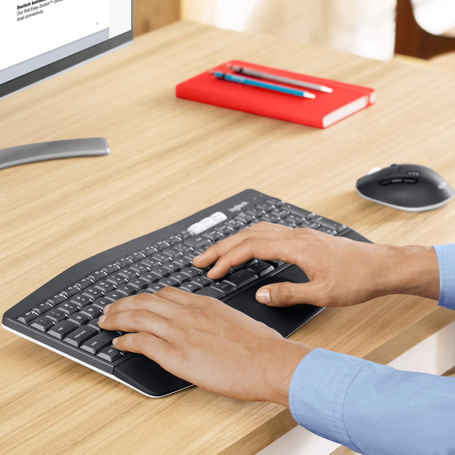 logitech MK850 Wireless Keyboard & Mouse Combo (1000 DPI, Advanced Optical Tracking, Black) logitech MK850 Wireless Keyboard & Mouse Combo (1000 DPI, Advanced Optical Tracking, Black)_3