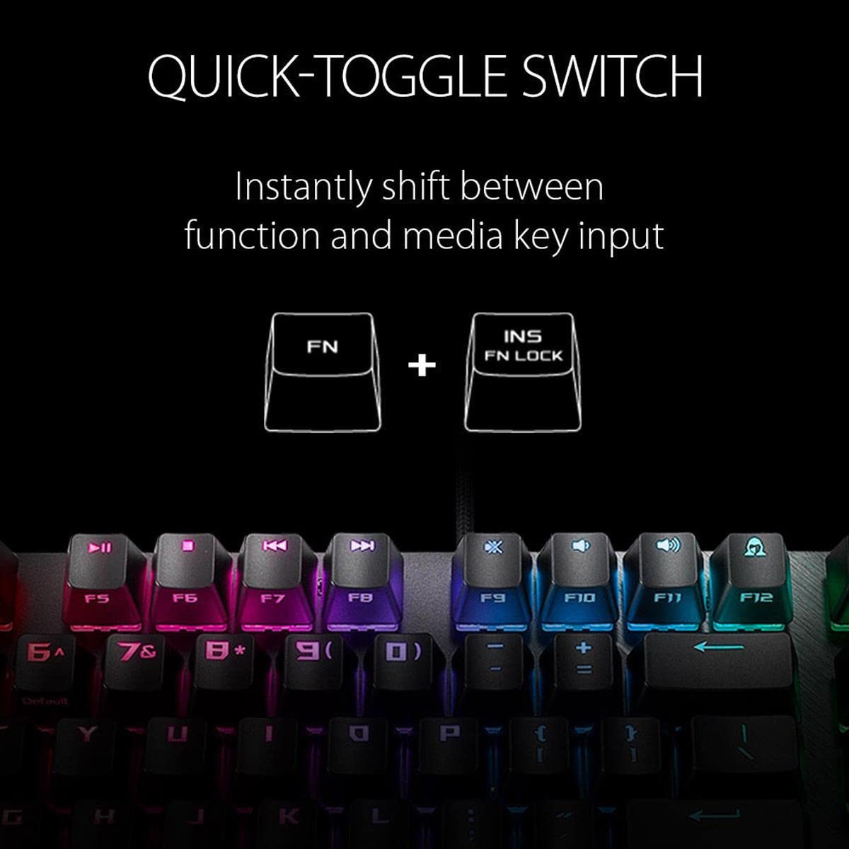 ASUS ROG Strix Scope TKL Wired Gaming Keyboard with Mechanical RGB Keys (Aura Sync lighting, Black & Grey) ASUS ROG Strix Scope TKL Wired Gaming Keyboard with Mechanical RGB Keys (Aura Sync lighting, Black & Grey)_12