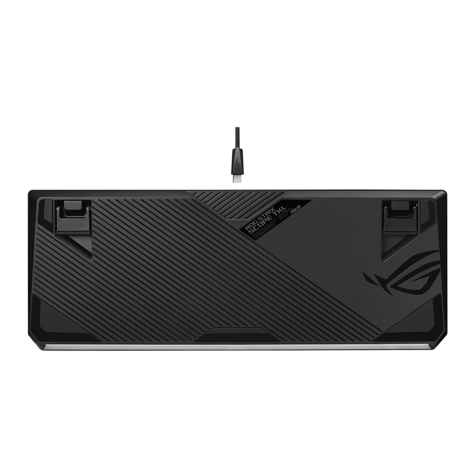 ASUS ROG Strix Scope TKL Wired Gaming Keyboard with Mechanical RGB Keys (Aura Sync lighting, Black & Grey) ASUS ROG Strix Scope TKL Wired Gaming Keyboard with Mechanical RGB Keys (Aura Sync lighting, Black & Grey)_6