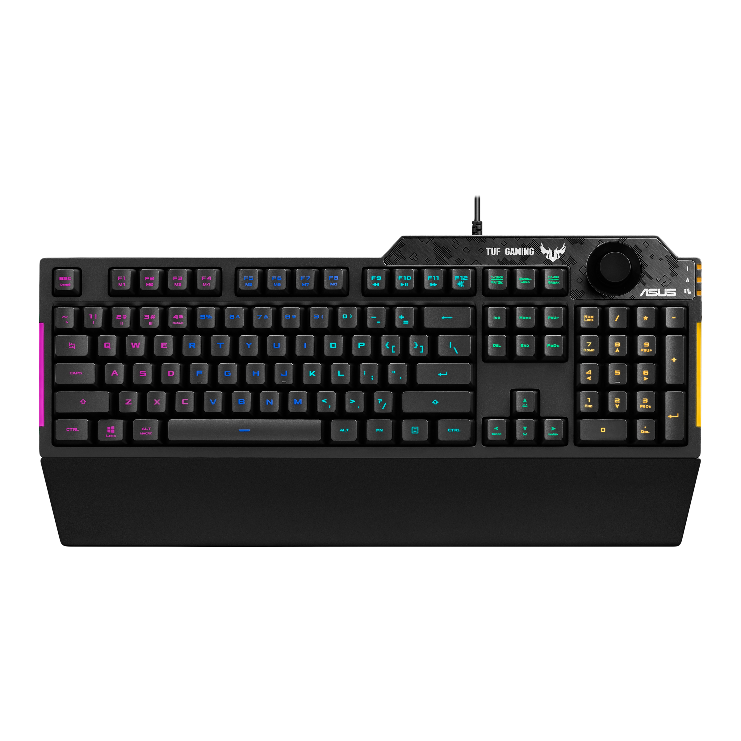 ASUS TUF K1 Wired Gaming Keyboard with Backlit Keys (Spill Resistant, Black) ASUS TUF K1 Wired Gaming Keyboard with Backlit Keys (Spill Resistant, Black)_1