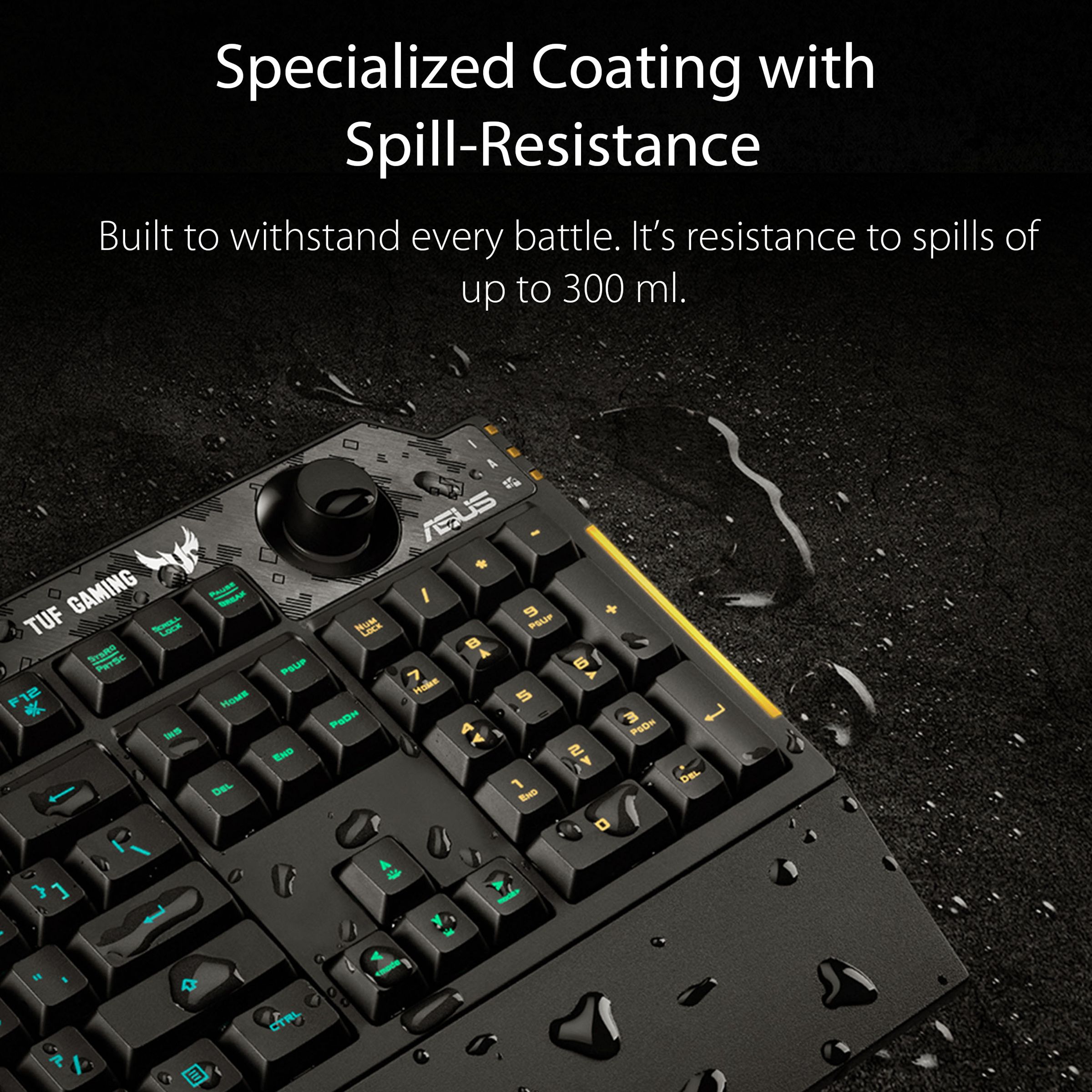 ASUS TUF K1 Wired Gaming Keyboard with Backlit Keys (Spill Resistant, Black) ASUS TUF K1 Wired Gaming Keyboard with Backlit Keys (Spill Resistant, Black)_5
