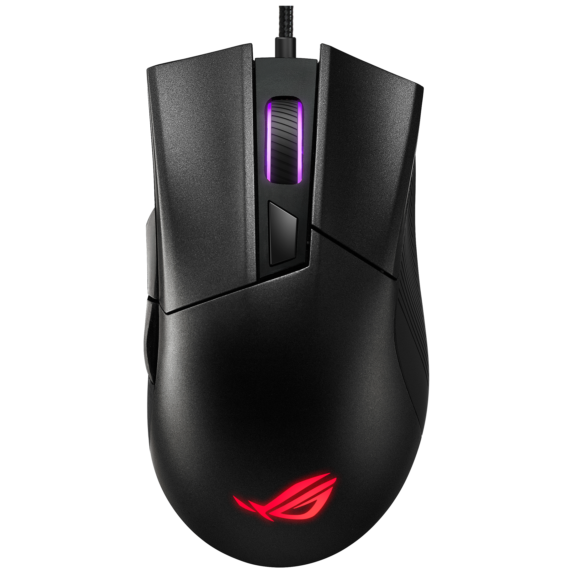 ASUS ROG Gladius II Core Wired Optical Gaming Mouse with Customizable Buttons (6200 DPI, Ergonomic Design, Black)_1