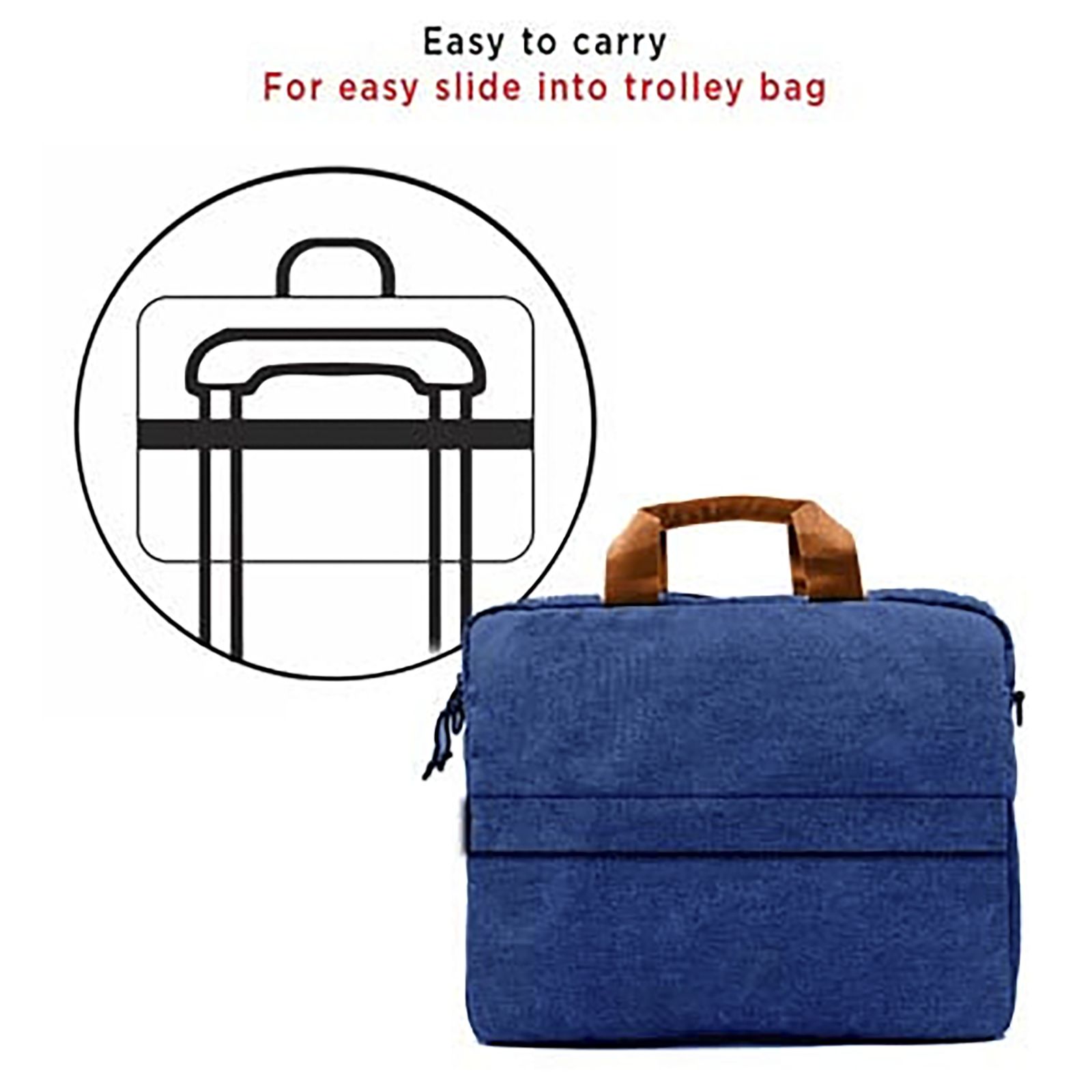 stuffcool Magnus Polyester Laptop Sling Bag for 15.6 & 16 Inch Laptop (29 L, Lightweight, Blue)_8