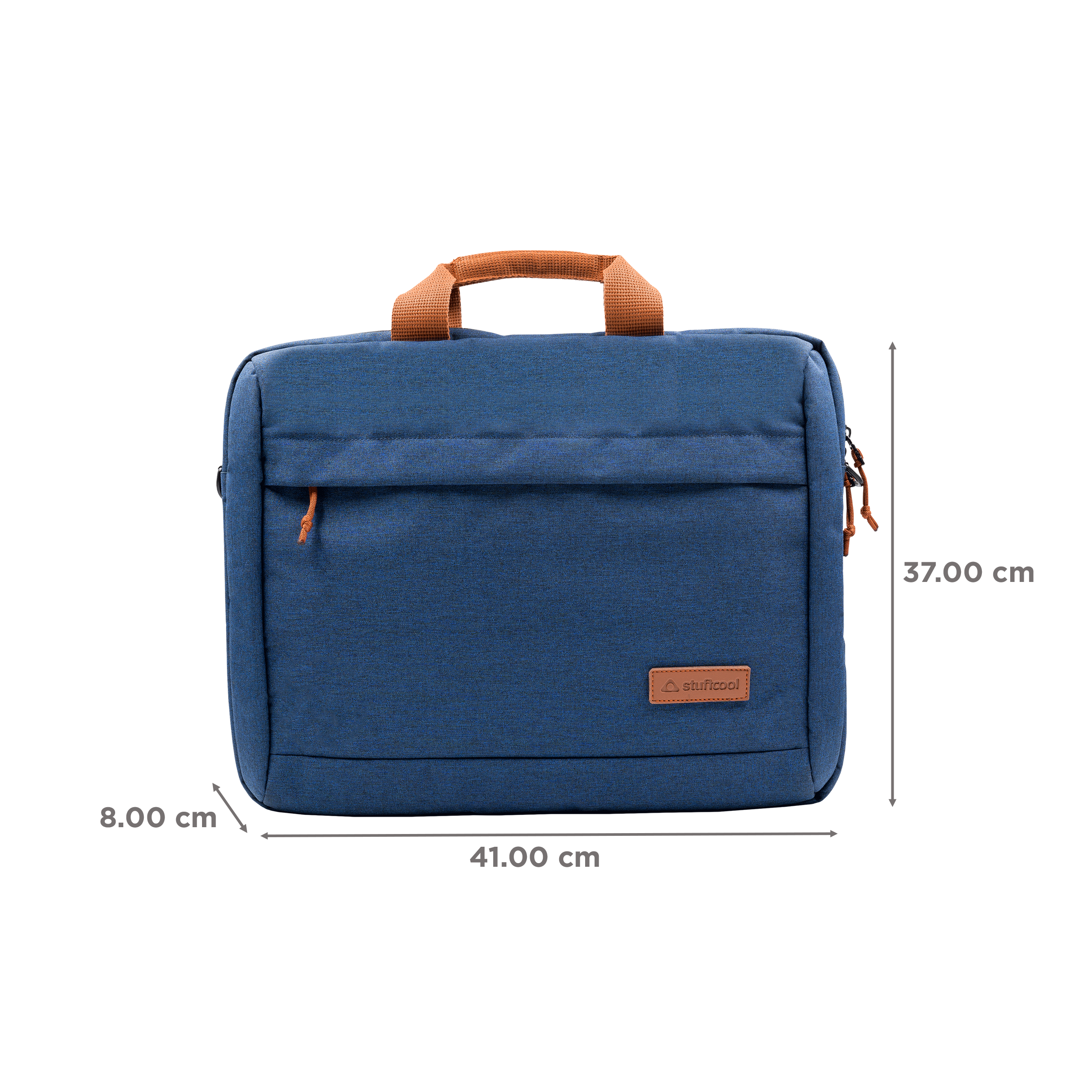 stuffcool Magnus Polyester Laptop Sling Bag for 15.6 & 16 Inch Laptop (29 L, Lightweight, Blue)_2