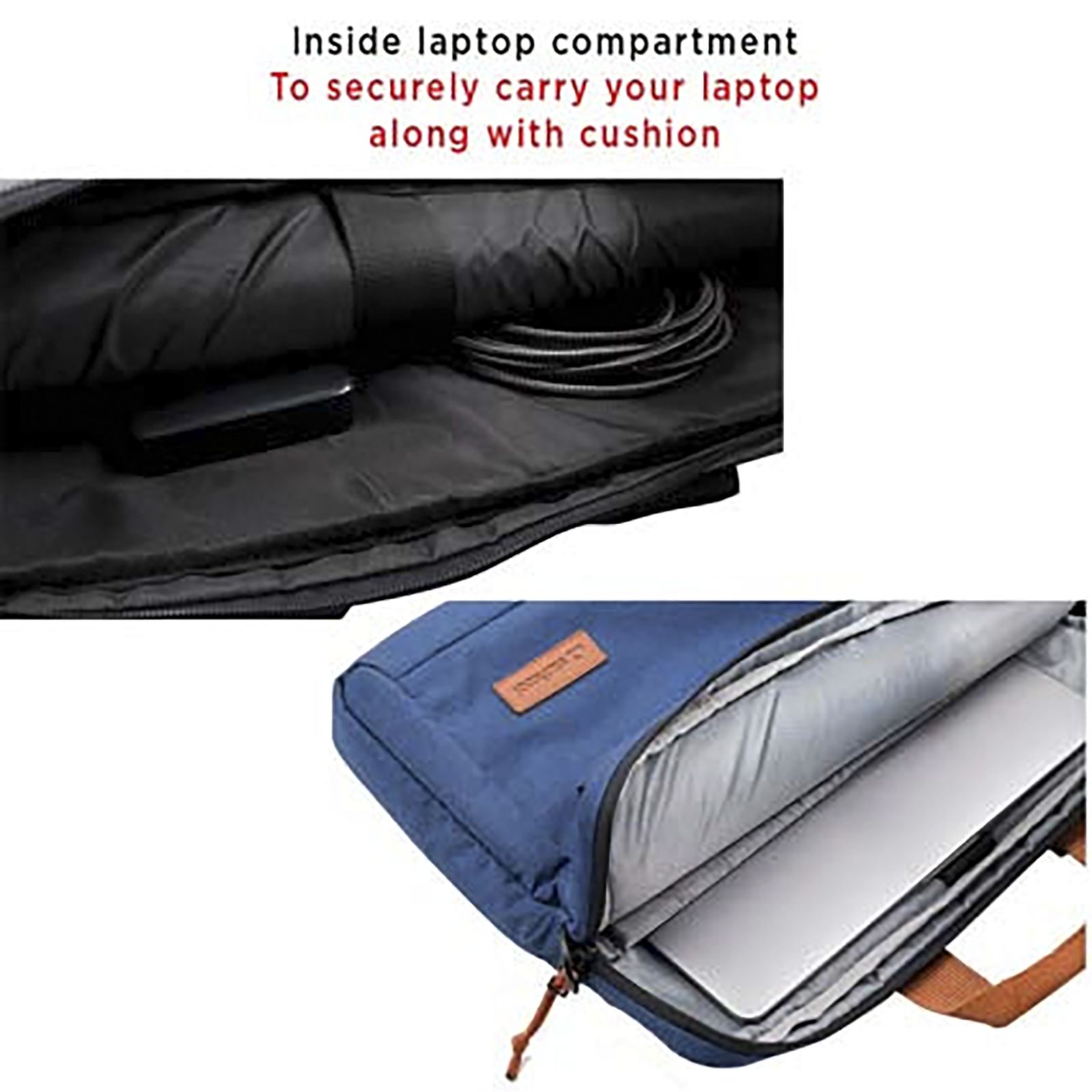 stuffcool Magnus Polyester Laptop Sling Bag for 15.6 & 16 Inch Laptop (29 L, Lightweight, Blue)_7