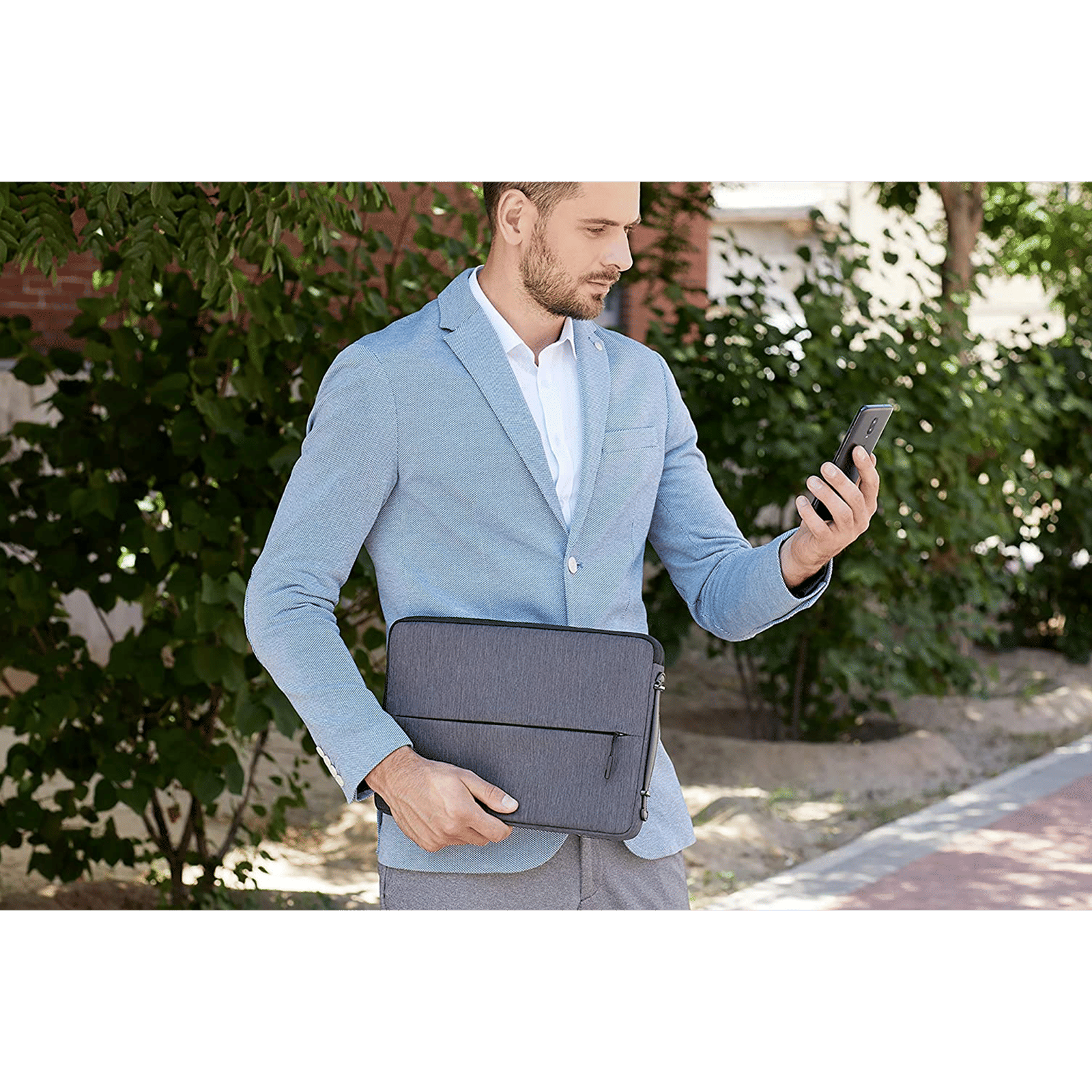 Lenovo Urban Polyester Laptop Sleeve for 15.6 Inch Laptop (Water Resistant, Charcoal Grey) Lenovo Urban Polyester Laptop Sleeve for 15.6 Inch Laptop (Water Resistant, Charcoal Grey)_6