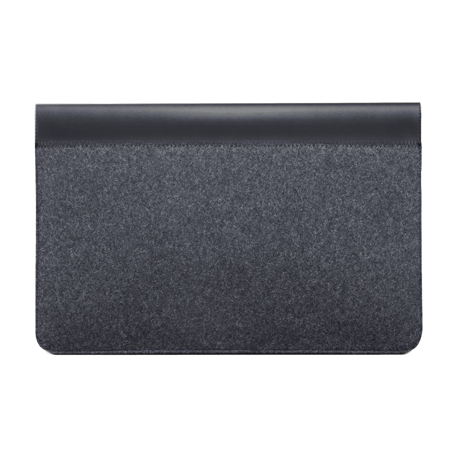 Lenovo Yoga Leather, Wool Felt Laptop Sleeve for 14 Inch Laptop (Dual Magnet Buckles, Black)_10
