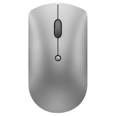 Lenovo 600 Wireless Optical Mouse with Silent
                      Click Buttons (2400 DPI, Portable, Iron Grey)