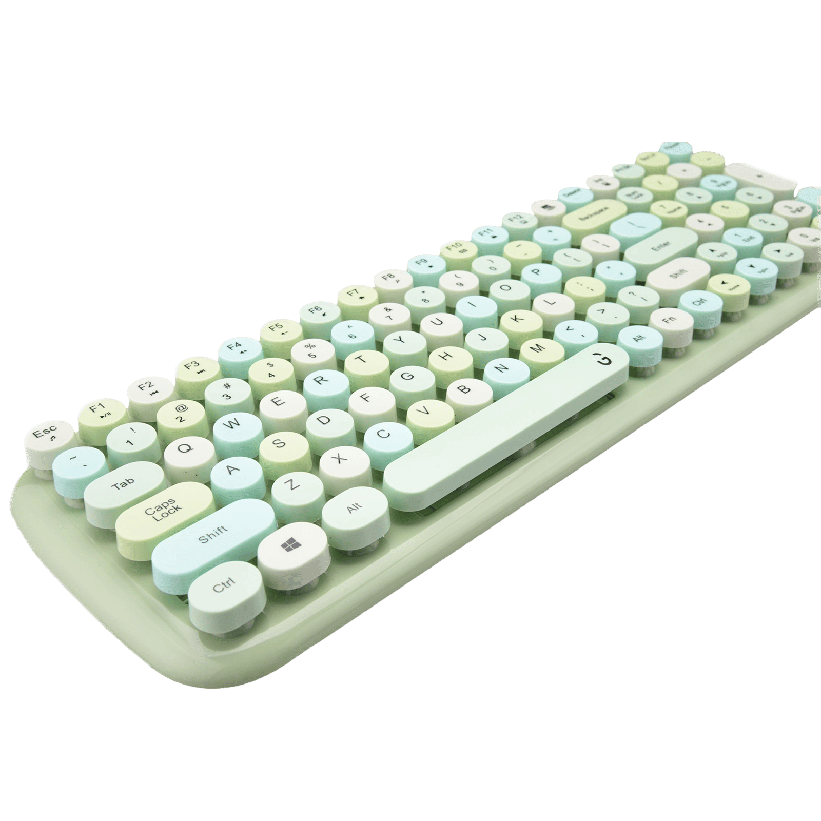 iGear KeyBee Rechargeable Wireless Keyboard & Mouse Combo (100 Keys, 1600 DPI Adjustable, Removable Key Caps, Green) iGear KeyBee Rechargeable Wireless Keyboard & Mouse Combo (100 Keys, 1600 DPI Adjustable, Removable Key Caps, Green)_4
