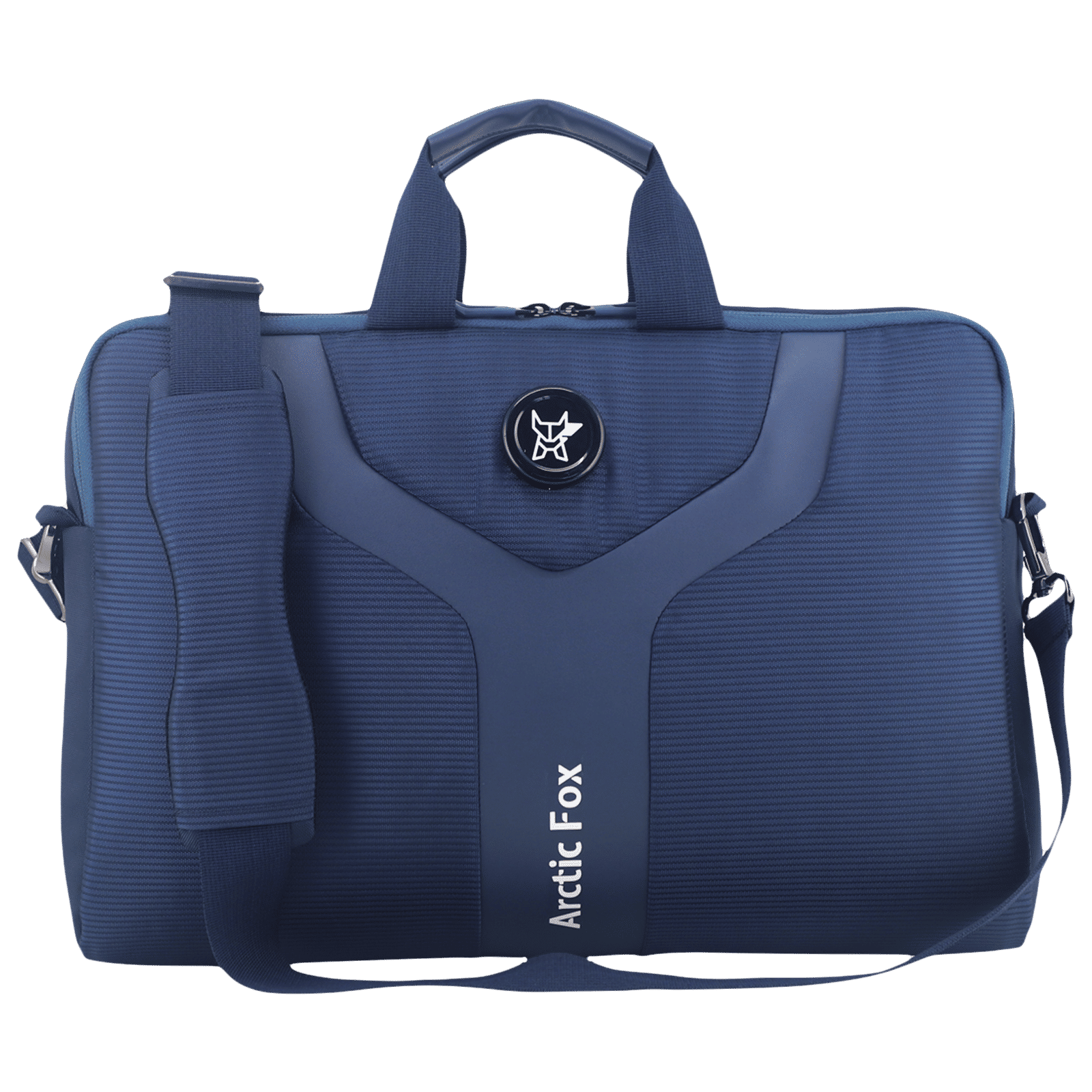 Arctic Fox Leather Laptop Carry Case for 15.5 Inch Laptop (8 L, Water Repellent, Blue) Arctic Fox Leather Laptop Carry Case for 15.5 Inch Laptop (8 L, Water Repellent, Blue)_1