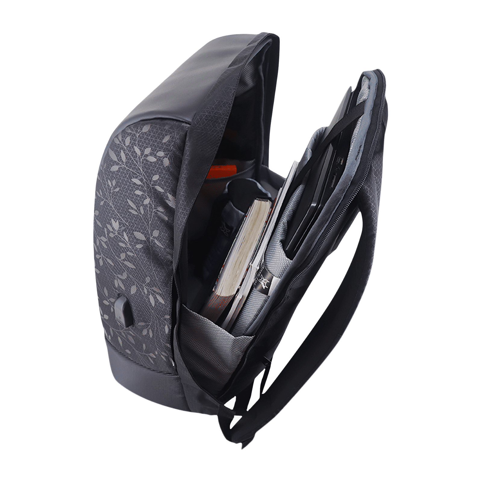 Arctic Fox Koala Polyester Laptop Backpack for 15.5 Inch Laptop (23 L, Anti-Theft, Black)_7