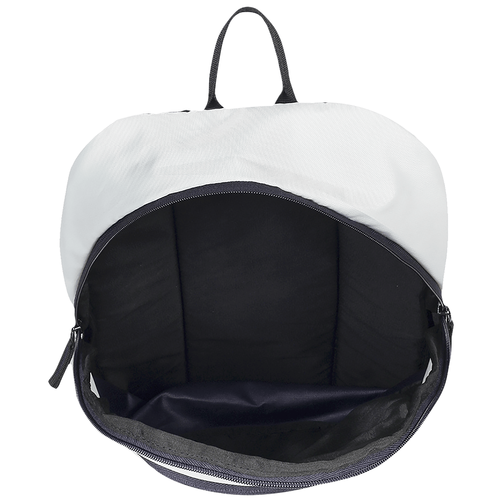 KOOLTOPP Simple Polyester Laptop Backpack for 13 Inch Laptop (14 L, Water Resistant, Navy Blue/Silver)_5