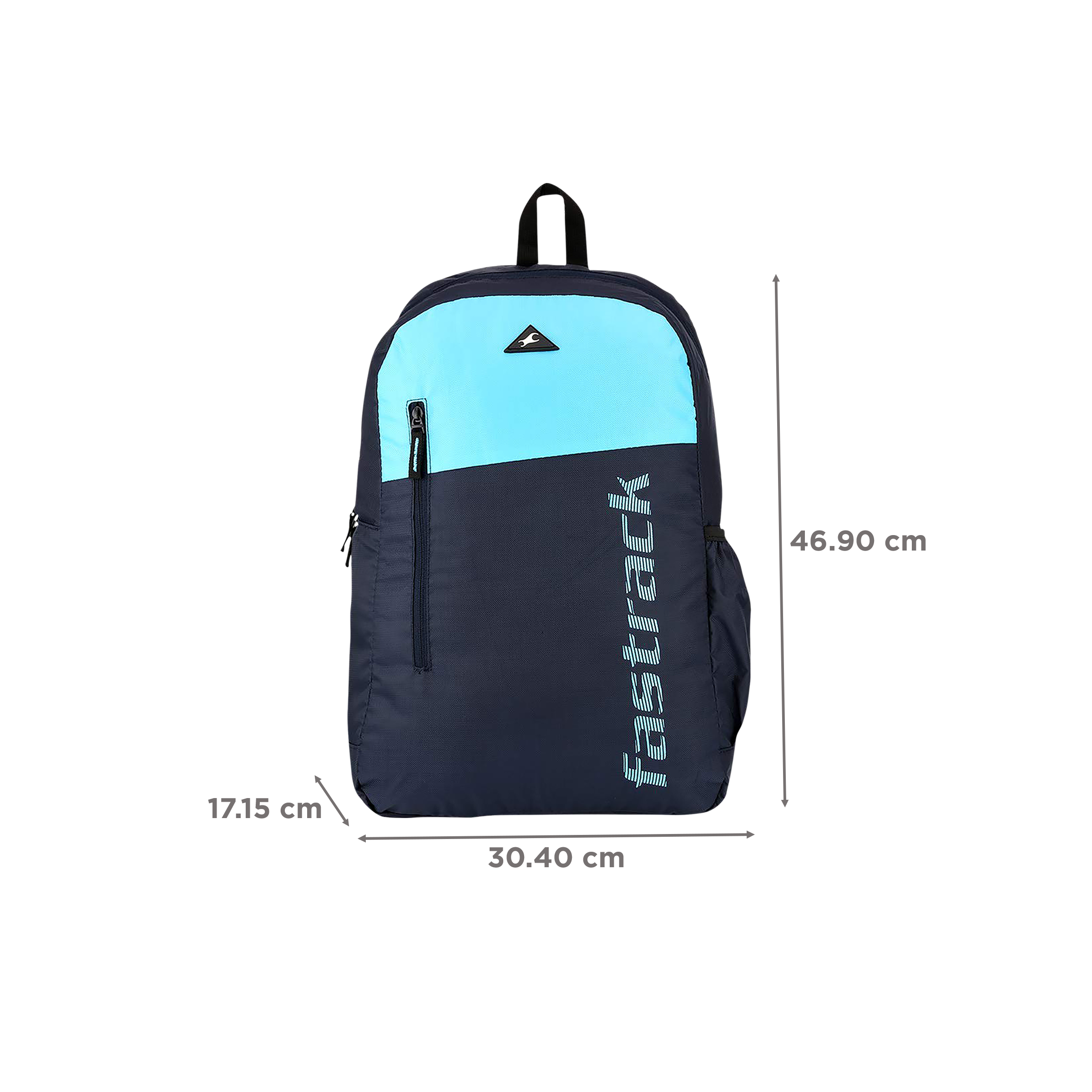 fastrack Polyester Laptop Backpack for 16 Inch Laptop (25 L, Lightweight & Comfortable, Blue)_3