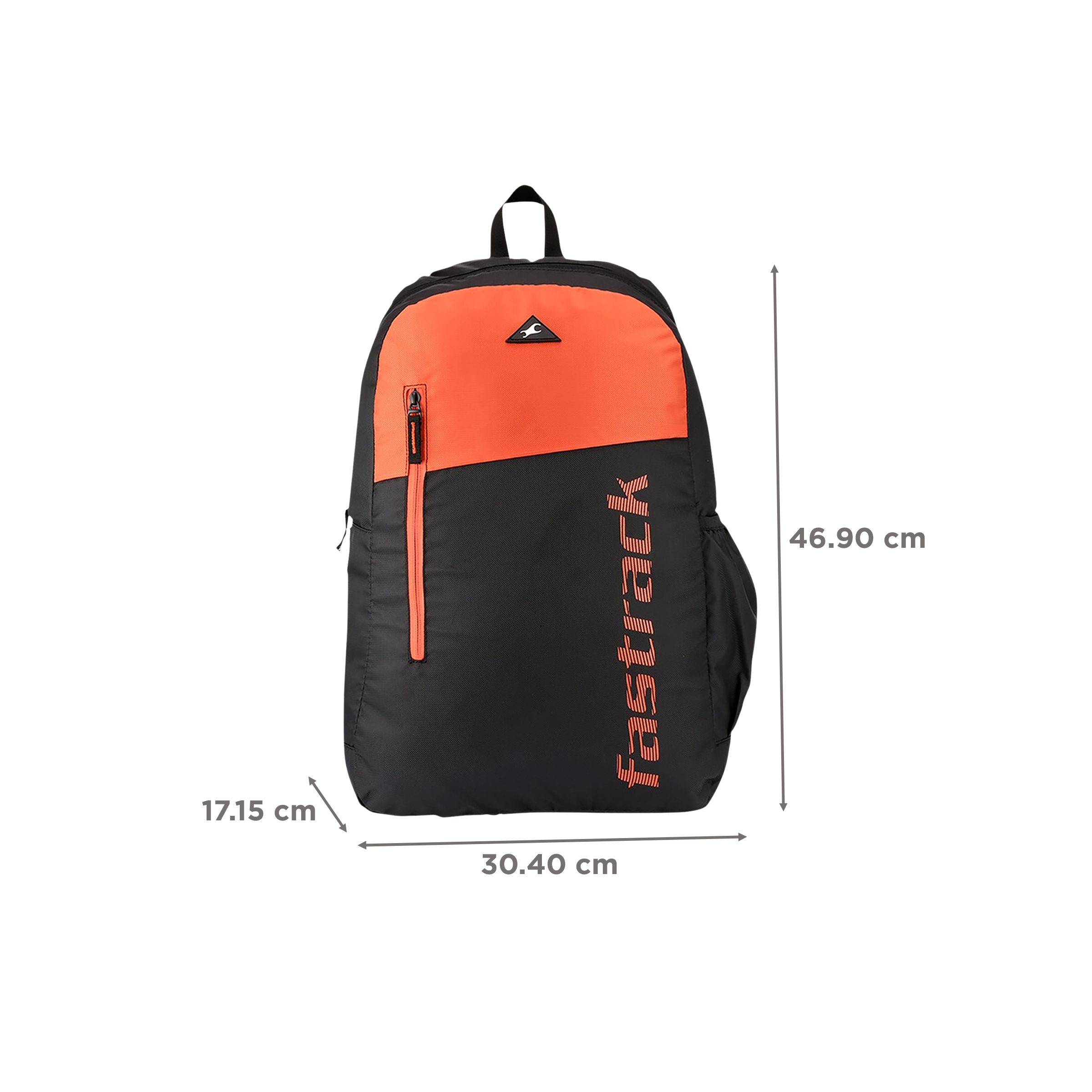fastrack Polyester Laptop Backpack for 16 Inch Laptop (25 L, Lightweight & Comfortable, Orange)_3