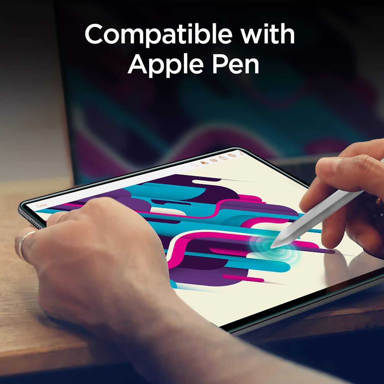 Spigen GLAS.tR Slim Screen Protector for Apple iPad Air 10.9 Inch, iPad Pro 11 Inch (Oleophobic Coating) Spigen GLAS.tR Slim Screen Protector for Apple iPad Air 10.9 Inch, iPad Pro 11 Inch (Oleophobic Coating)_11