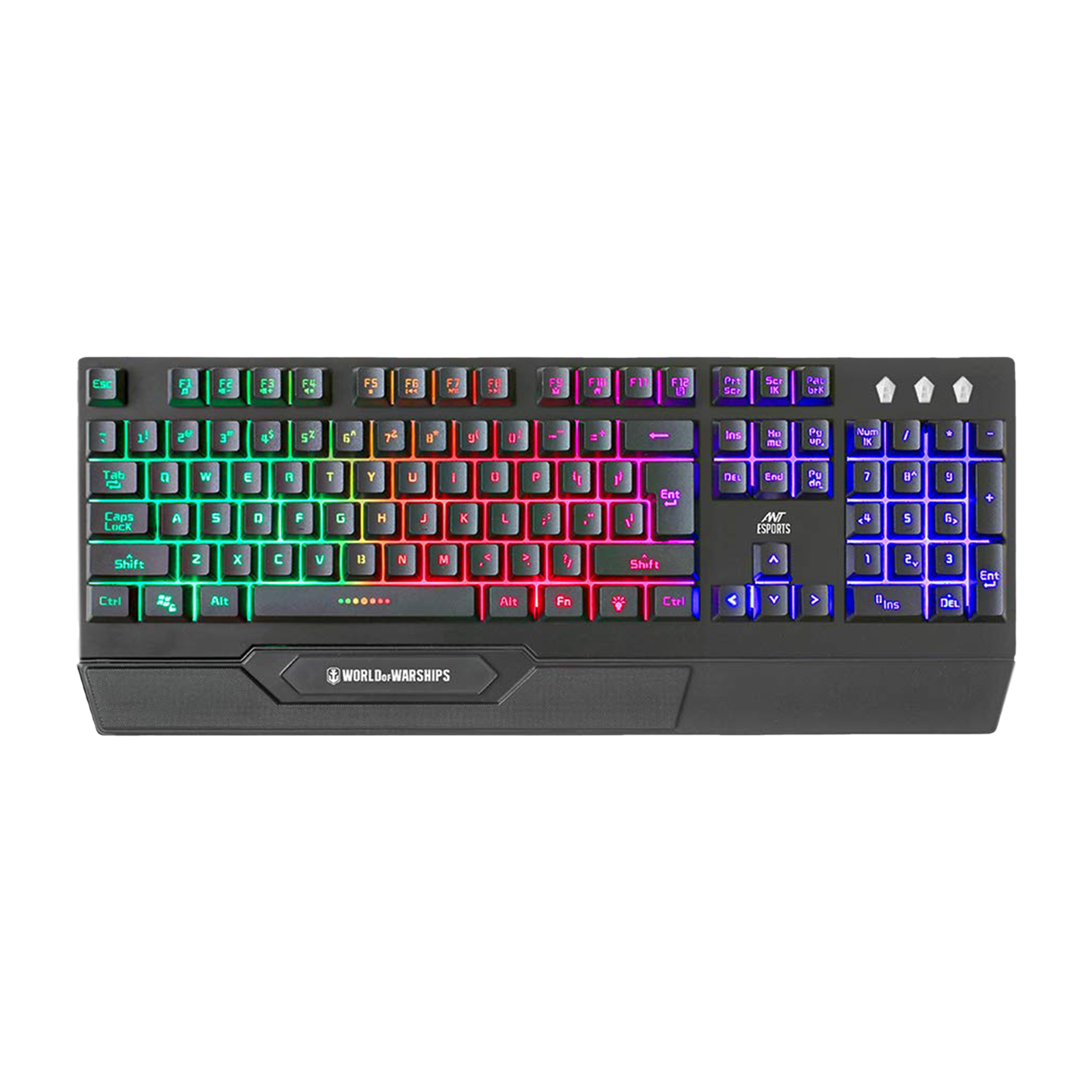 ANT ESPORTS KM500W Wired Gaming Keyboard & Mouse Combo (3200 DPI Adjustable, Rainbow LED Backlit, Black) ANT ESPORTS KM500W Wired Gaming Keyboard & Mouse Combo (3200 DPI Adjustable, Rainbow LED Backlit, Black)_8