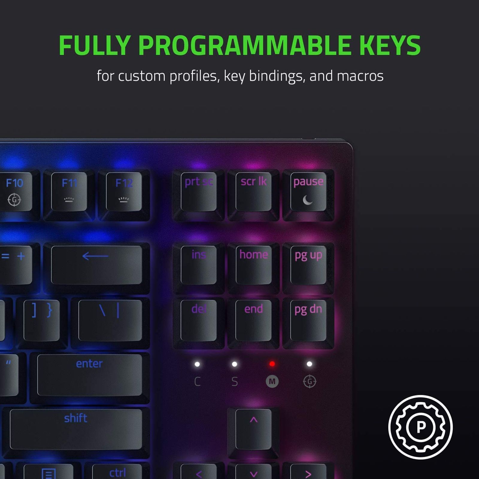 RAZER BlackWidow V3 Tenkeyless Wired Gaming Keyboard with Backlit Keys (Mechanical Switches, Black) RAZER BlackWidow V3 Tenkeyless Wired Gaming Keyboard with Backlit Keys (Mechanical Switches, Black)_8
