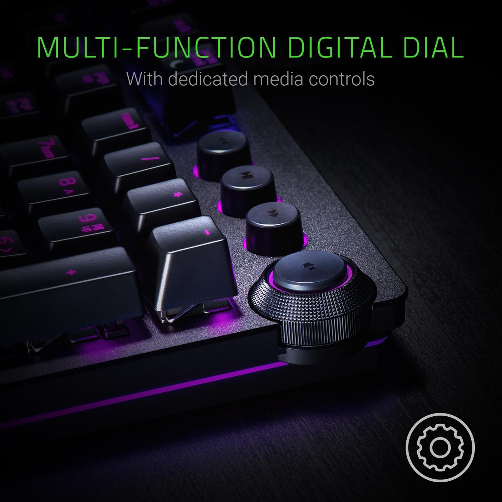RAZER Huntsman Elite Wired Gaming Keyboard (Opto Mechanical Switch, RZ03-01870100-R3M1, Black) RAZER Huntsman Elite Wired Gaming Keyboard (Opto Mechanical Switch, RZ03-01870100-R3M1, Black)_7