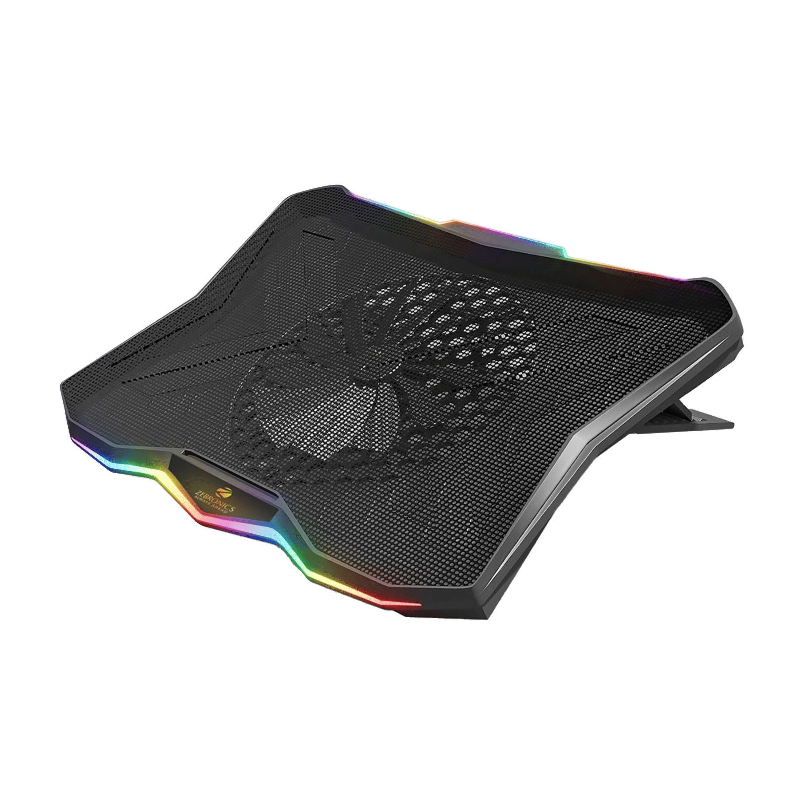 ZEBRONICS ZEB-NC7000 Stand with Cooling Fan For Laptop (USB Powered, A180-ZEB-NC7000, Black)_1
