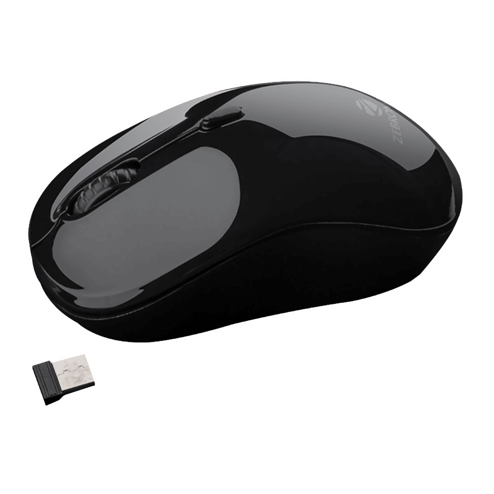 ZEBRONICS Zeb-Shine Wireless Optical Mouse (1600 DPI Adjustable, Smart Energy Saving Mode, Black) ZEBRONICS Zeb-Shine Wireless Optical Mouse (1600 DPI Adjustable, Smart Energy Saving Mode, Black)_4