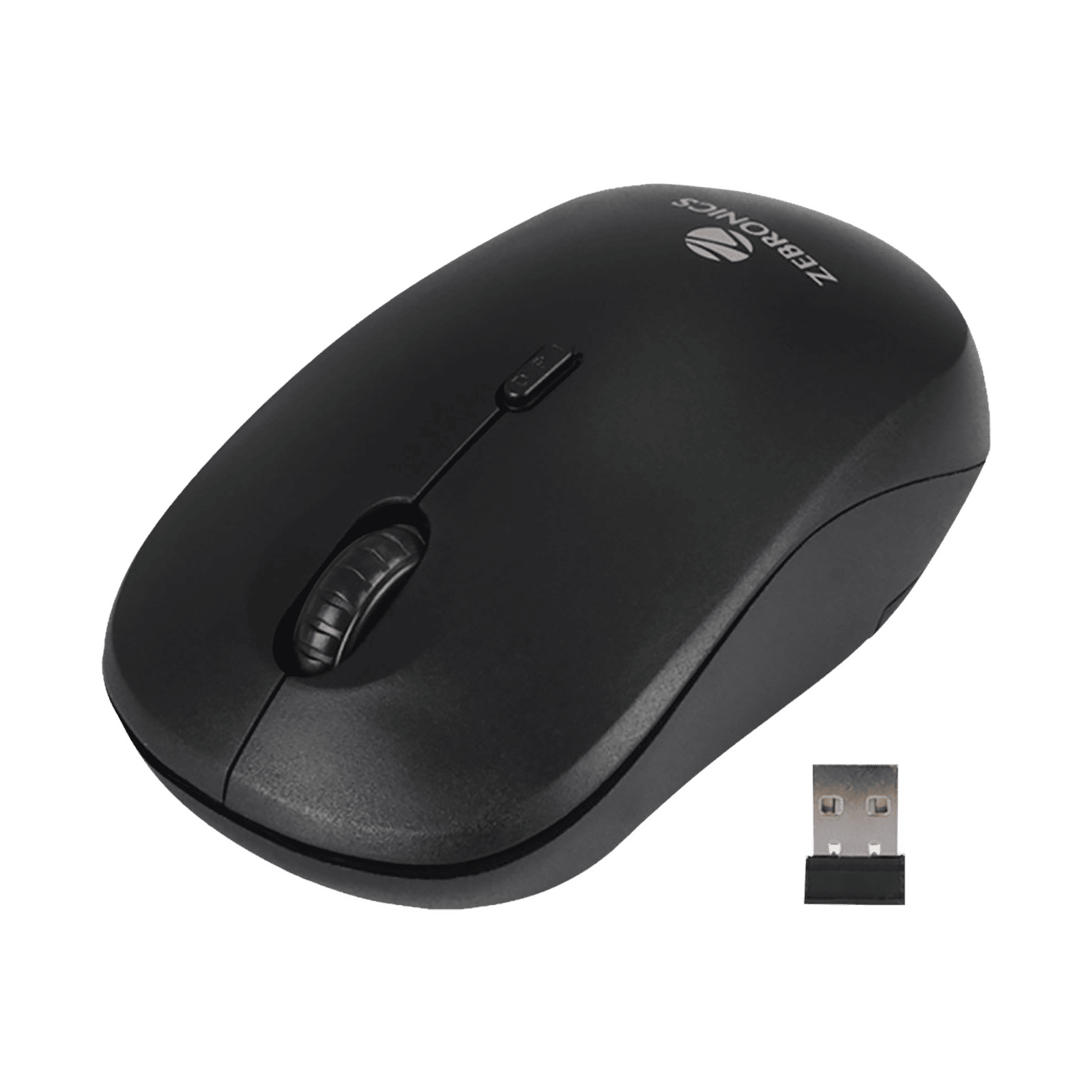 ZEBRONICS Zeb-Bold Wireless Optical Mouse (1600 DPI Adjustable, Smart Energy Saving Mode, Black) ZEBRONICS Zeb-Bold Wireless Optical Mouse (1600 DPI Adjustable, Smart Energy Saving Mode, Black)_4