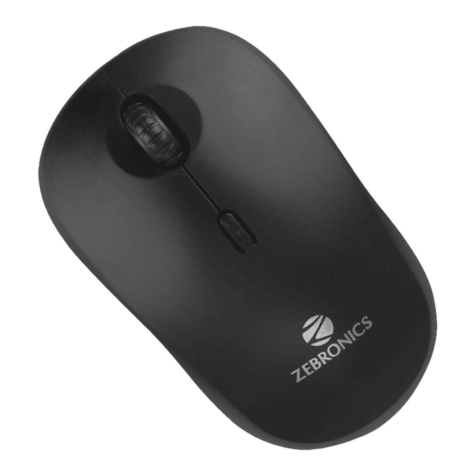 ZEBRONICS Zeb-Bold Wireless Optical Mouse (1600 DPI Adjustable, Smart Energy Saving Mode, Black) ZEBRONICS Zeb-Bold Wireless Optical Mouse (1600 DPI Adjustable, Smart Energy Saving Mode, Black)_1