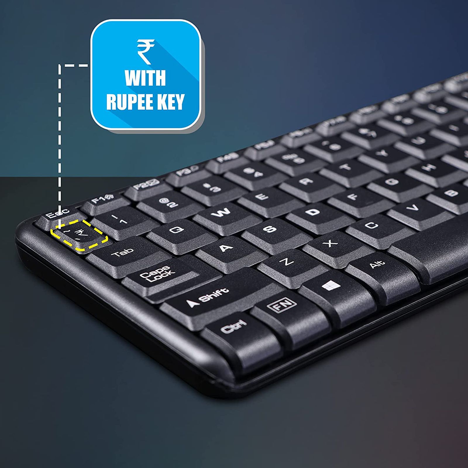 ZEBRONICS ZEB-Companion 104 Wireless Keyboard & Mouse Combo (100 Keys, 1200 DPI, Advanced Optical Sensor Technology, Black) ZEBRONICS ZEB-Companion 104 Wireless Keyboard & Mouse Combo (100 Keys, 1200 DPI, Advanced Optical Sensor Technology, Black)_8