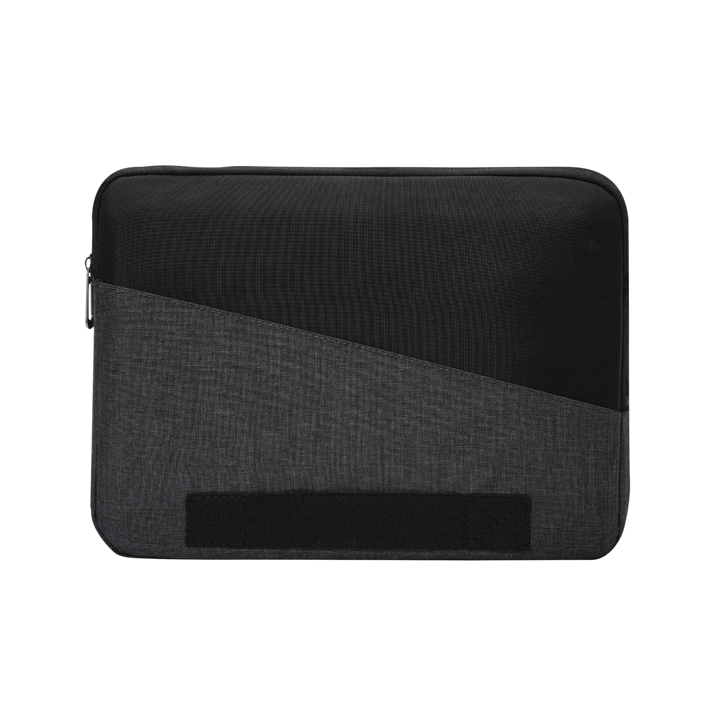 Carriall Ascent Fabric, Polyester Laptop Sleeve for 13 Inch Laptop (2 L, Water Resistant, Black/Grey)_6