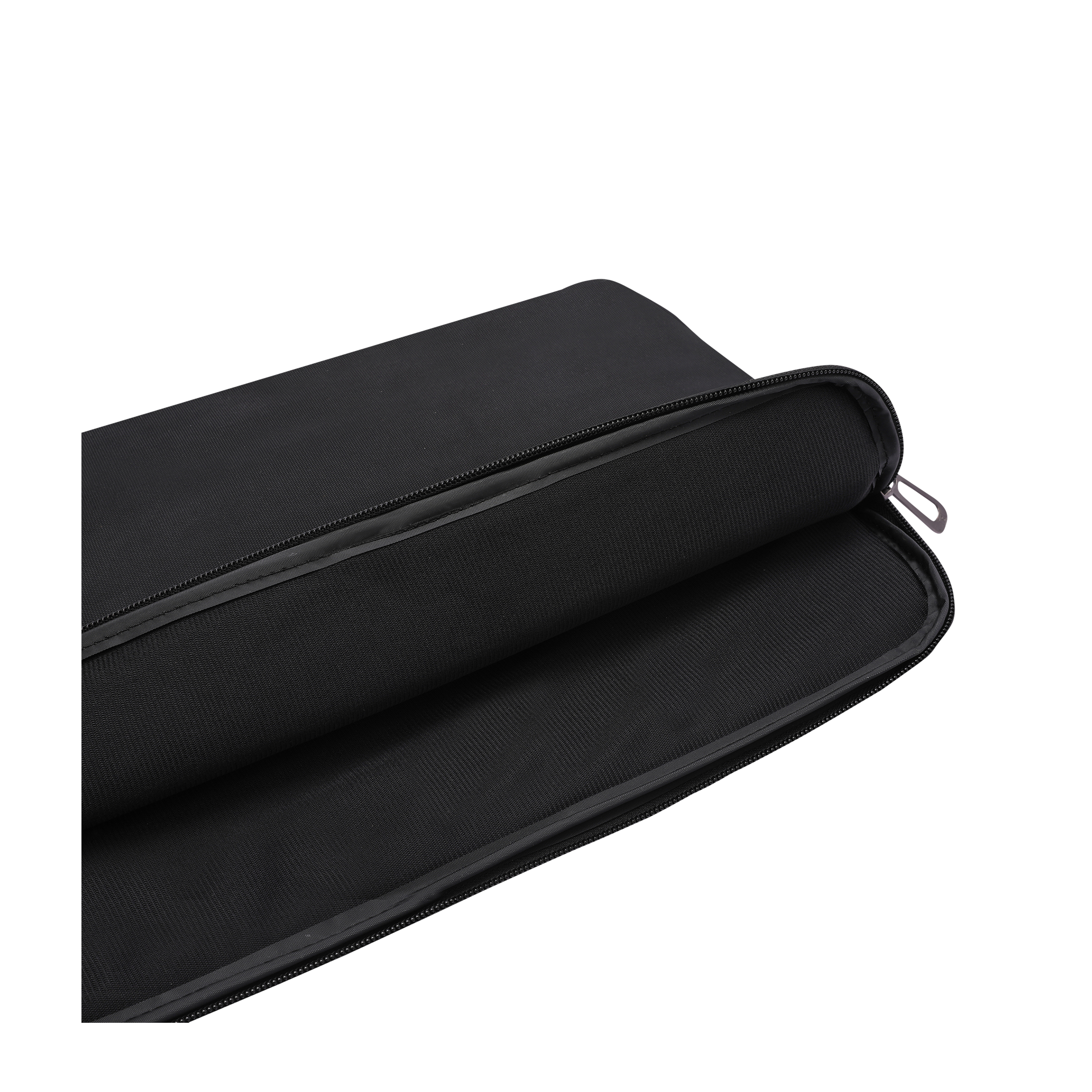 Carriall Urbane Fabric, Polyester Laptop Sleeve for 13 Inch Laptop (2 L, Water Resistant, Black/Grey)_4