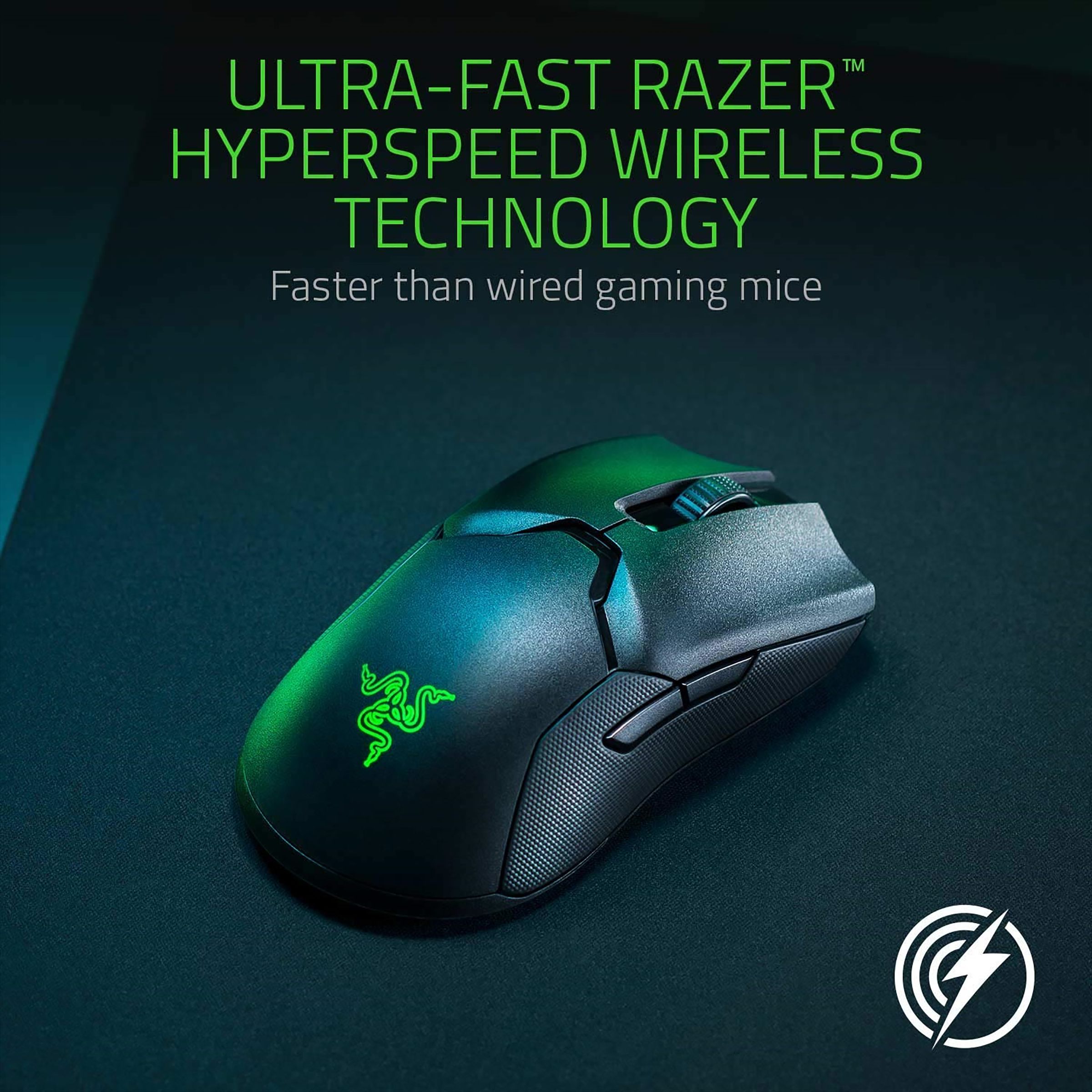 RAZER Viper Ultimate Rechargeable Wireless Optical Gaming Mouse (20000 DPI, Lightsync RGB, Black) RAZER Viper Ultimate Rechargeable Wireless Optical Gaming Mouse (20000 DPI, Lightsync RGB, Black)_5