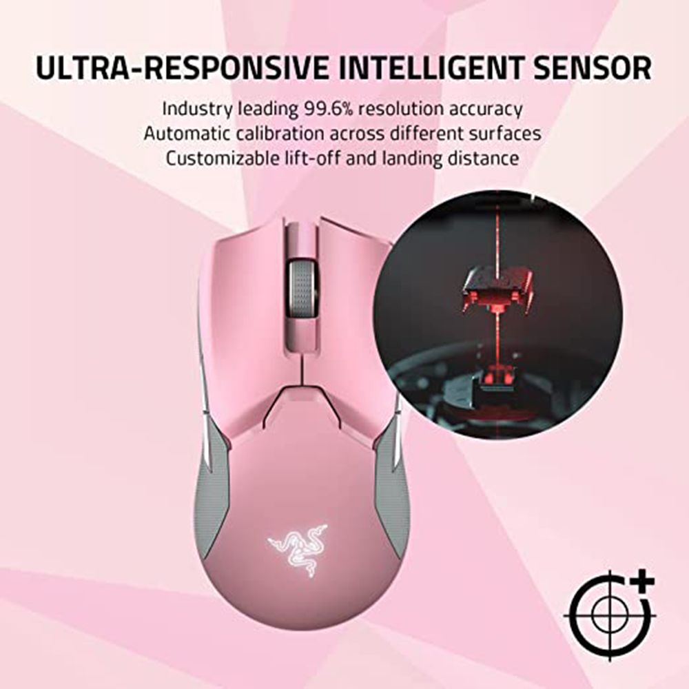 RAZER Viper Ultimate Rechargeable Wireless Optical Gaming Mouse (20000 DPI, Upto 70 Million Clicks, Quartz) RAZER Viper Ultimate Rechargeable Wireless Optical Gaming Mouse (20000 DPI, Upto 70 Million Clicks, Quartz)_4