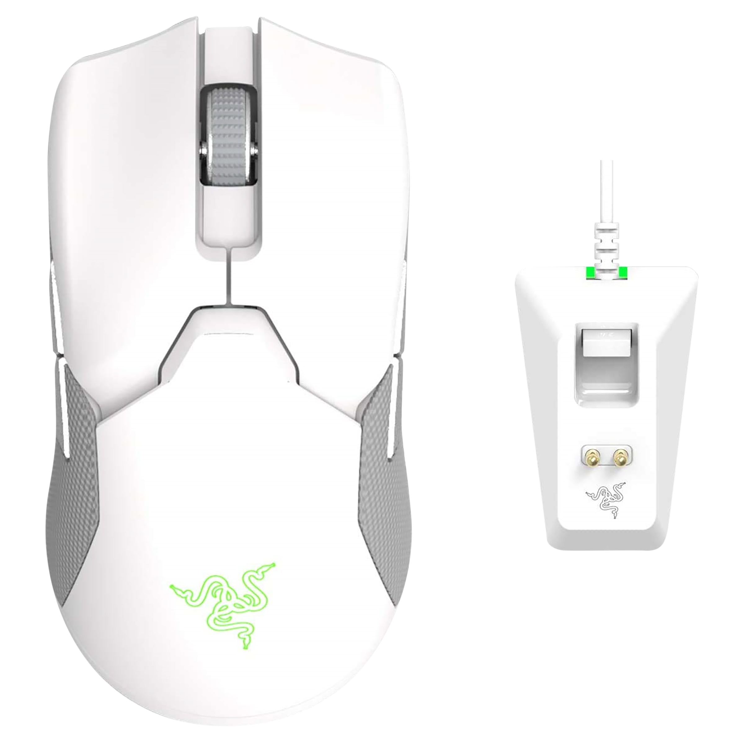 RAZER Viper Ultimate Rechargeable Wireless Optical Gaming Mouse (20000 DPI, Lightsync RGB, Mercury)_1