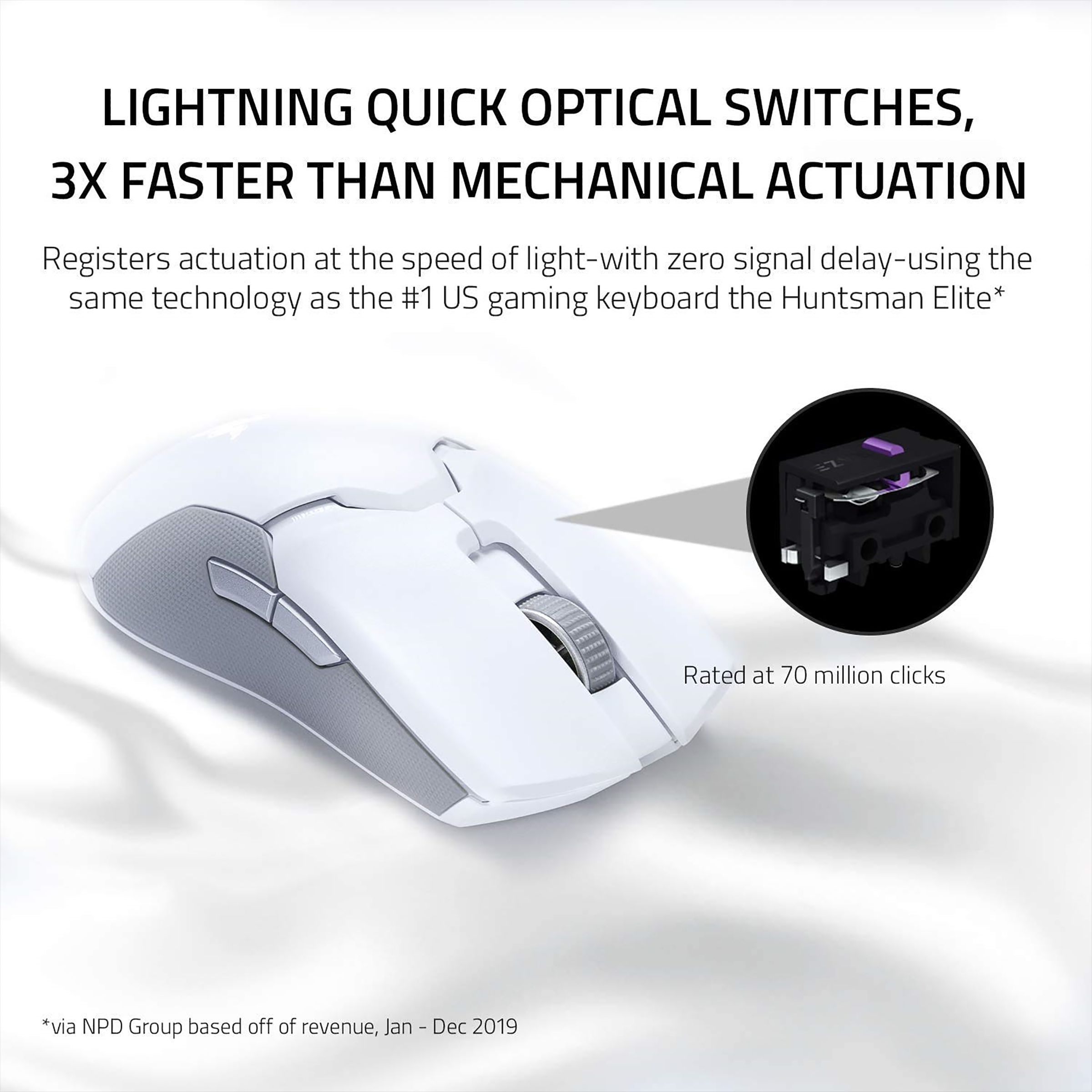 RAZER Viper Ultimate Rechargeable Wireless Optical Gaming Mouse (20000 DPI, Lightsync RGB, Mercury)_8